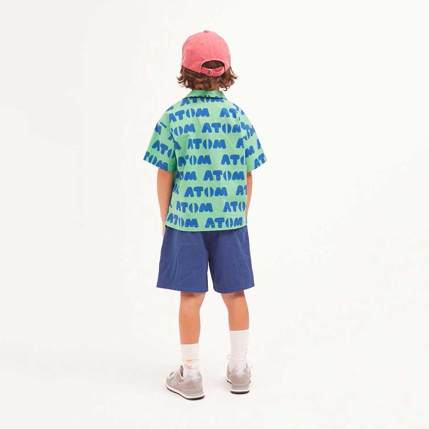 Boys & Girls Navy Cotton Shorts