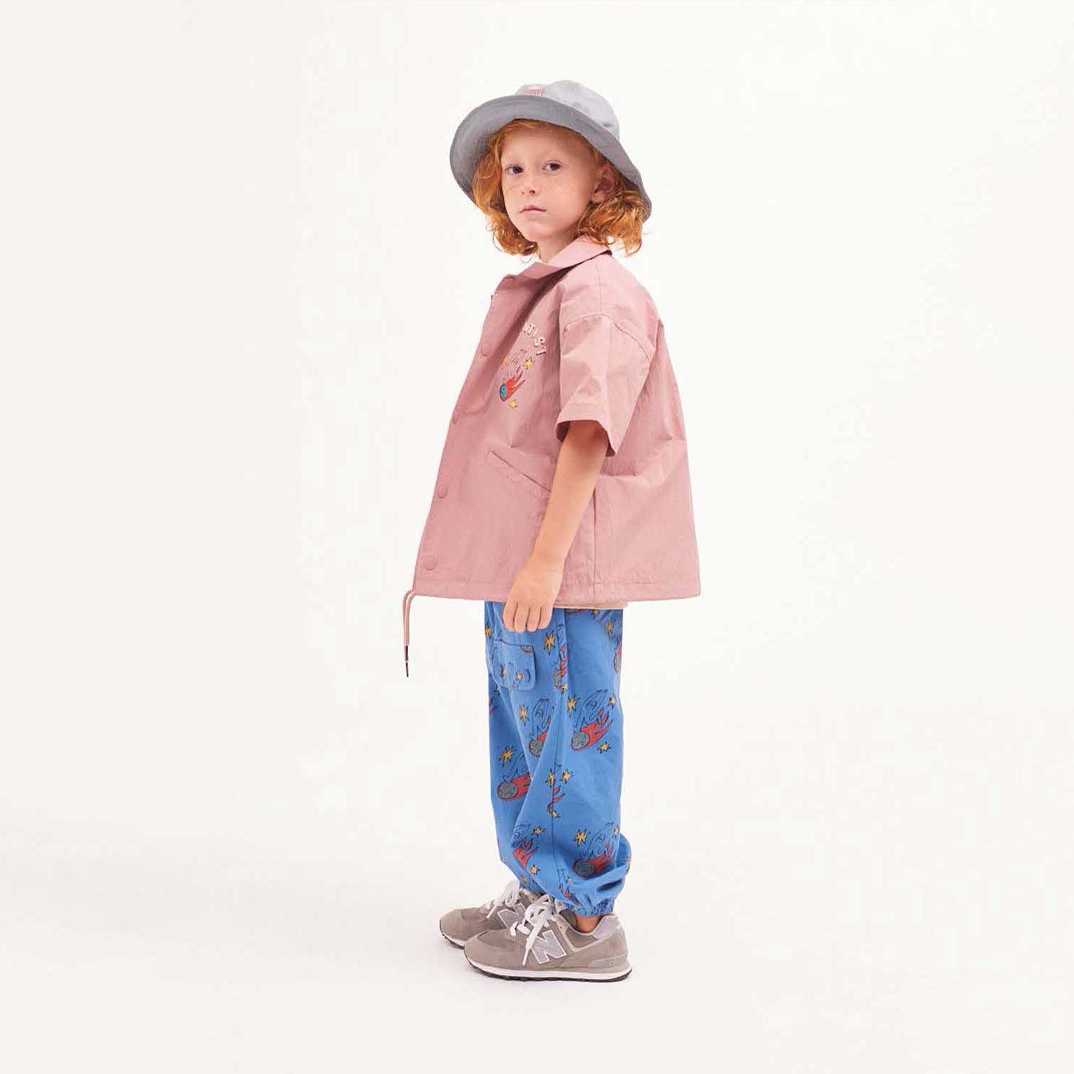 Boys & Girls Pink Short Sleeves Jacket