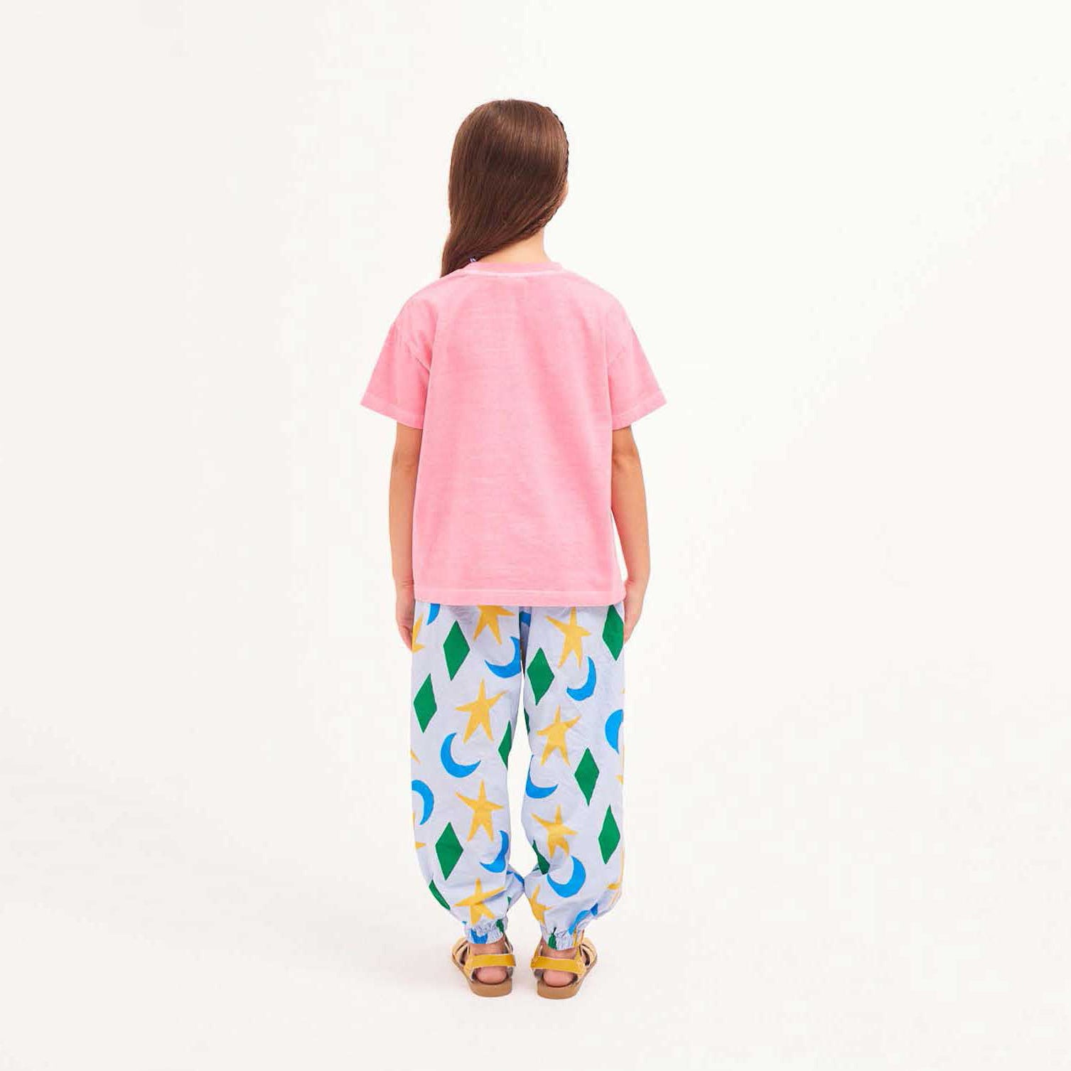Boys & Girls Pink Cotton T-Shirt