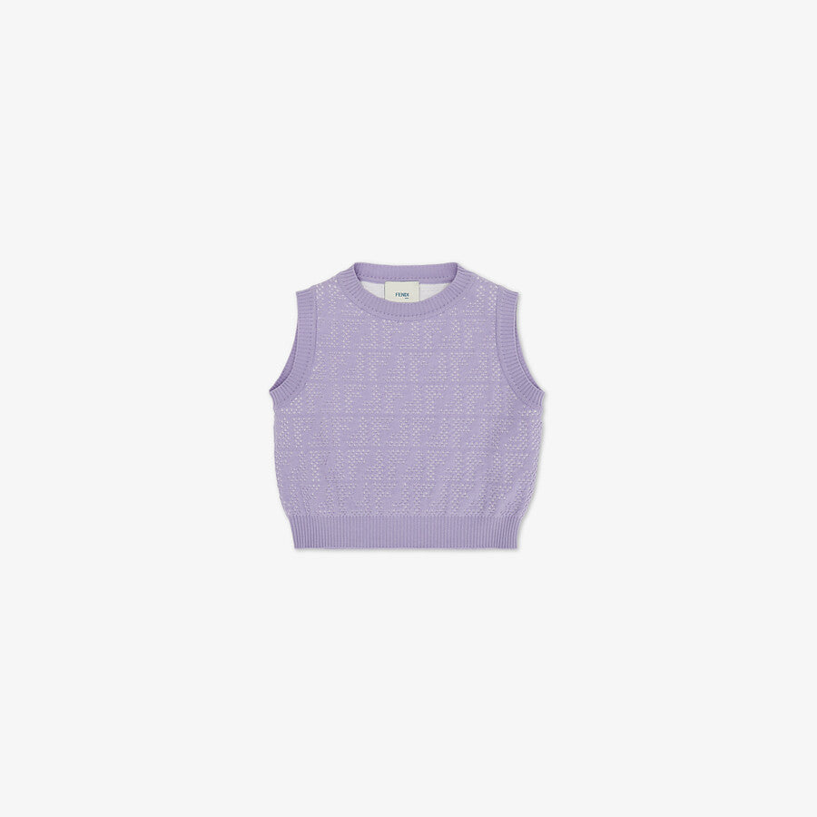 Girls Purple Kinted Cardigan Sets