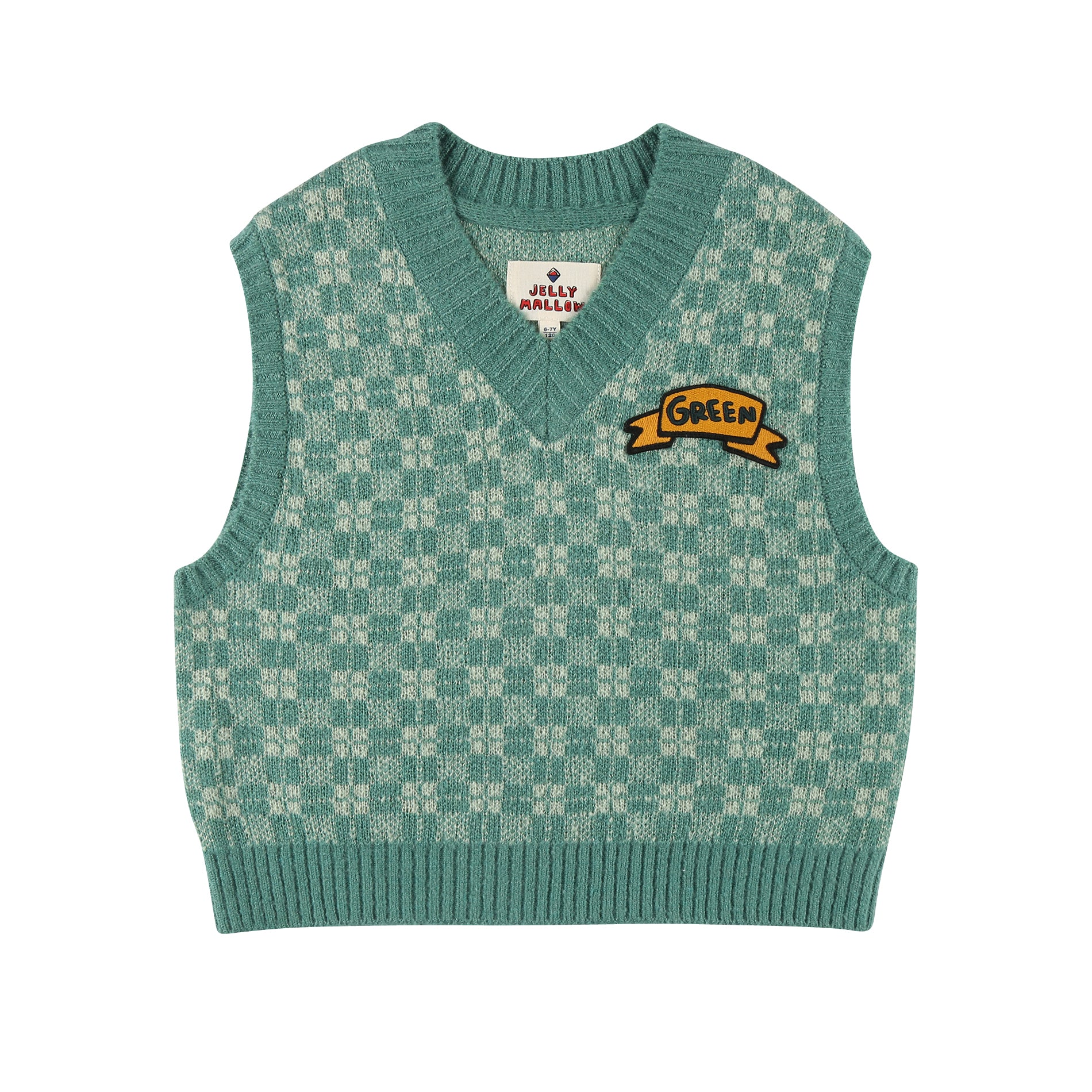 Boys & Girls Green Knit Vest