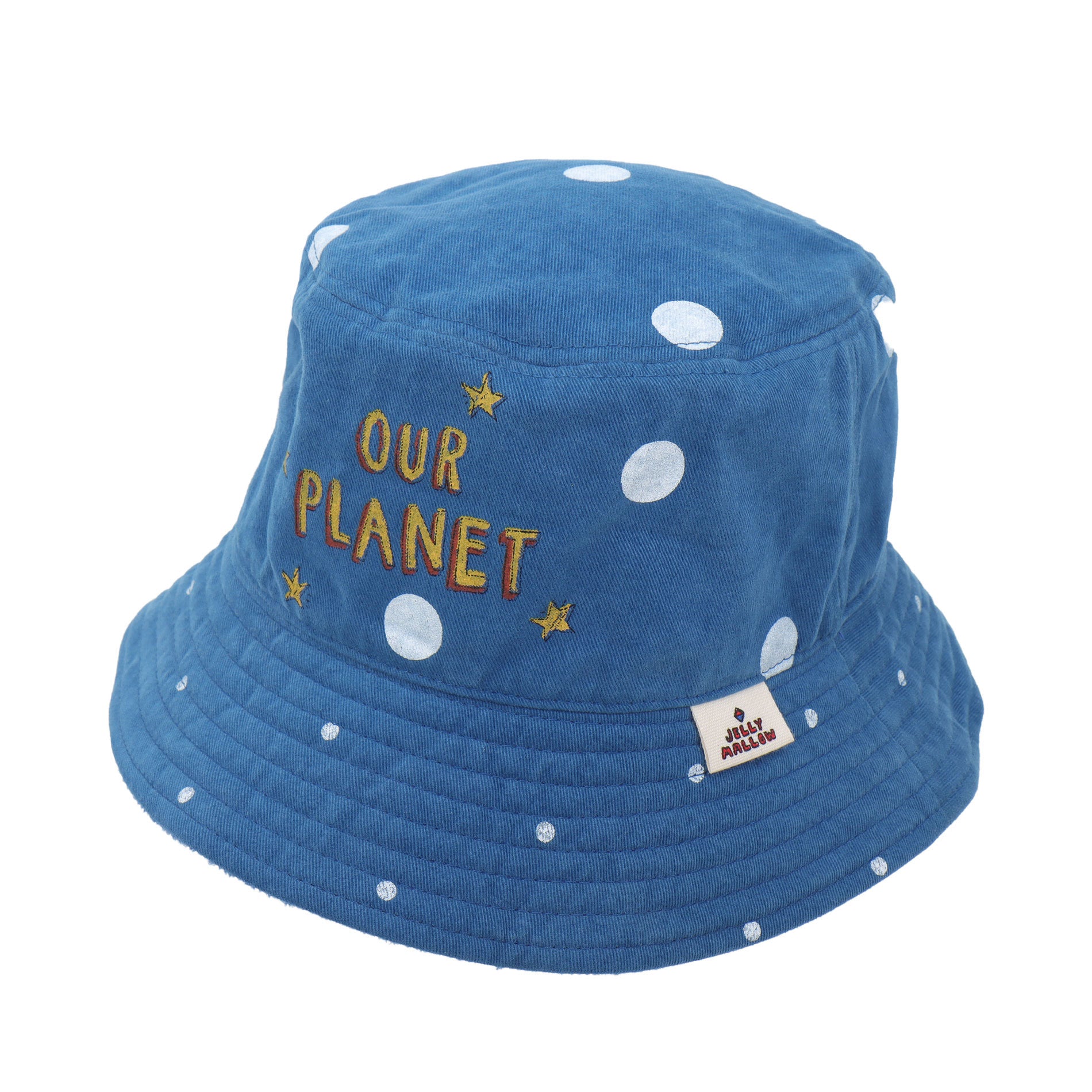 Boys & Girls Blue Reversible Bucket Hat
