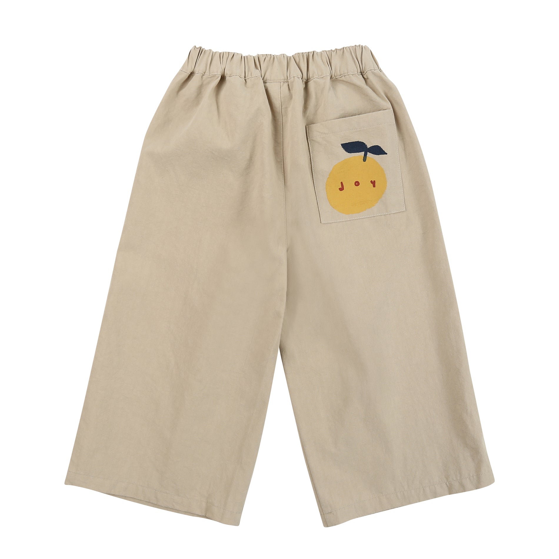 Boy & Girls Beige Cotton Trousers