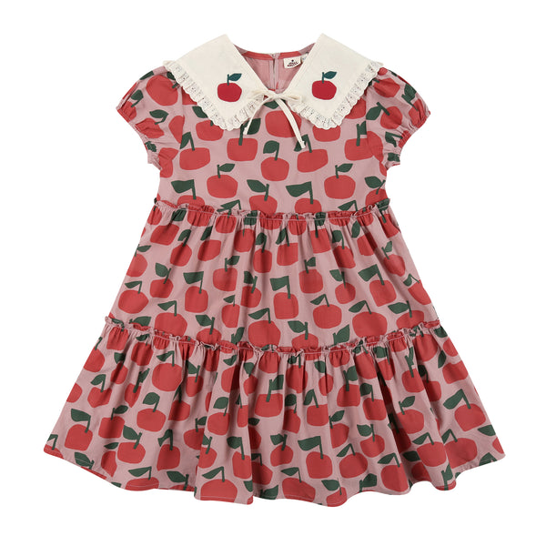 Girls Pink Cotton Dress