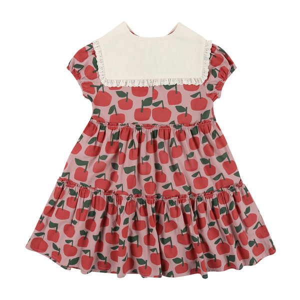 Girls Pink Cotton Dress