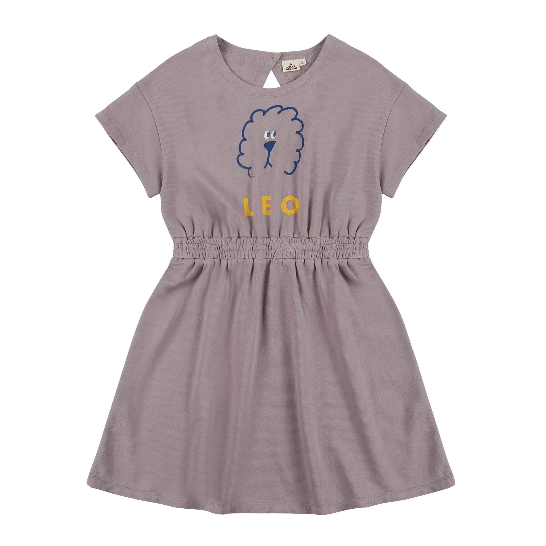 Girls Grey Cotton Dress