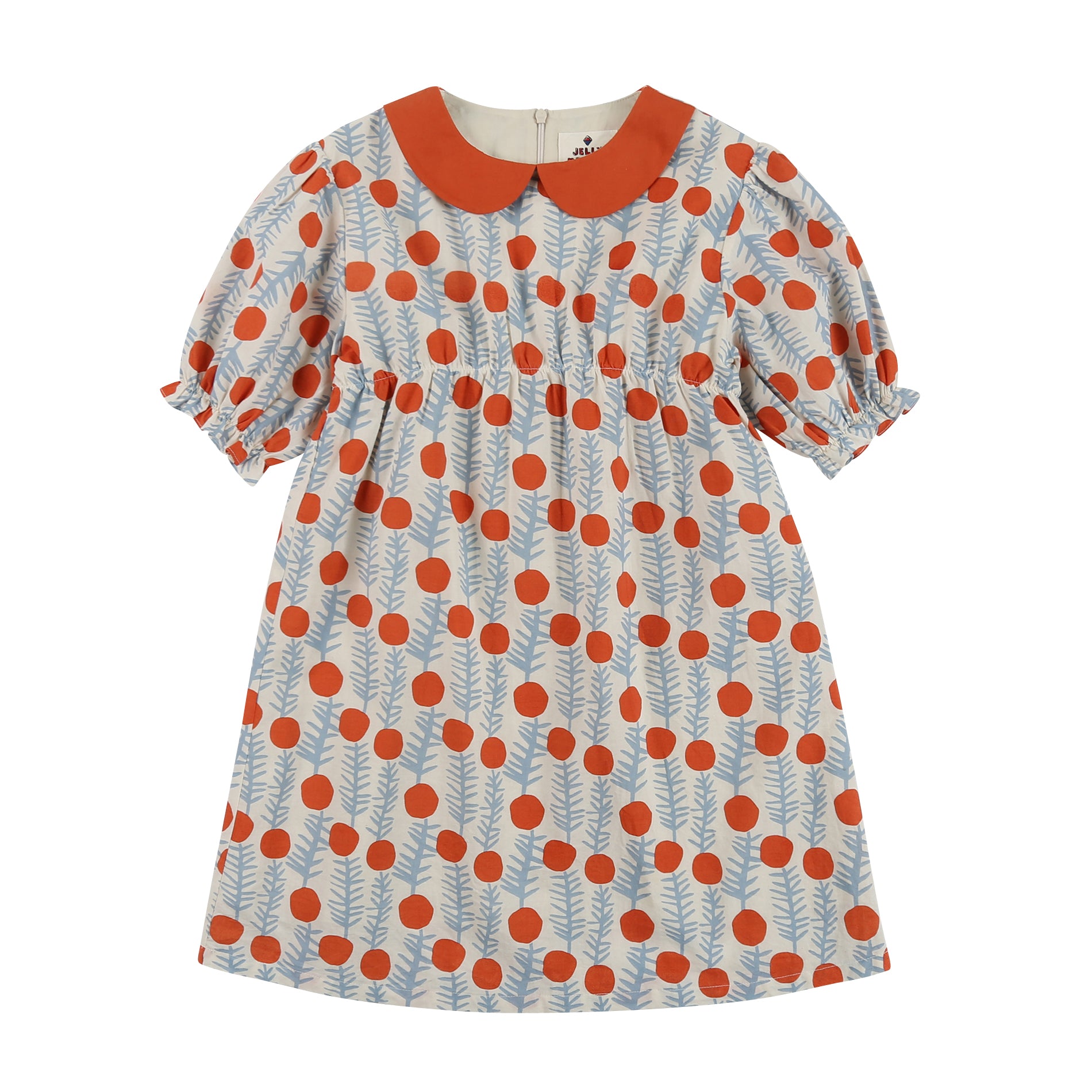 Girls Blue Cotton Dress