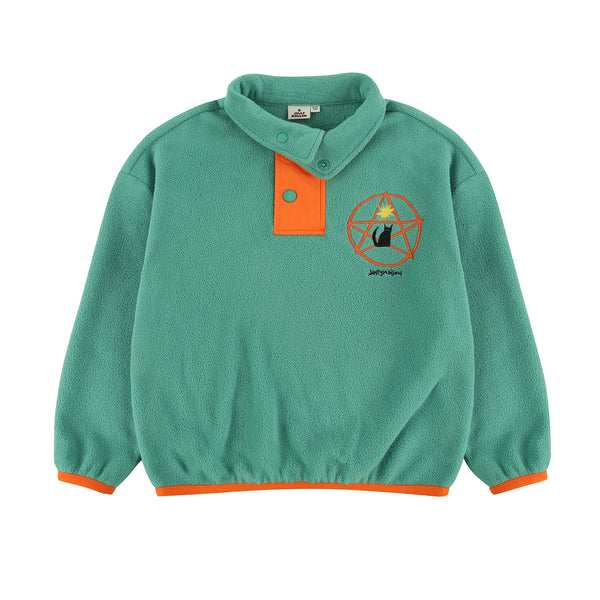 Boys & Girls Green Fleece Sweatshirt