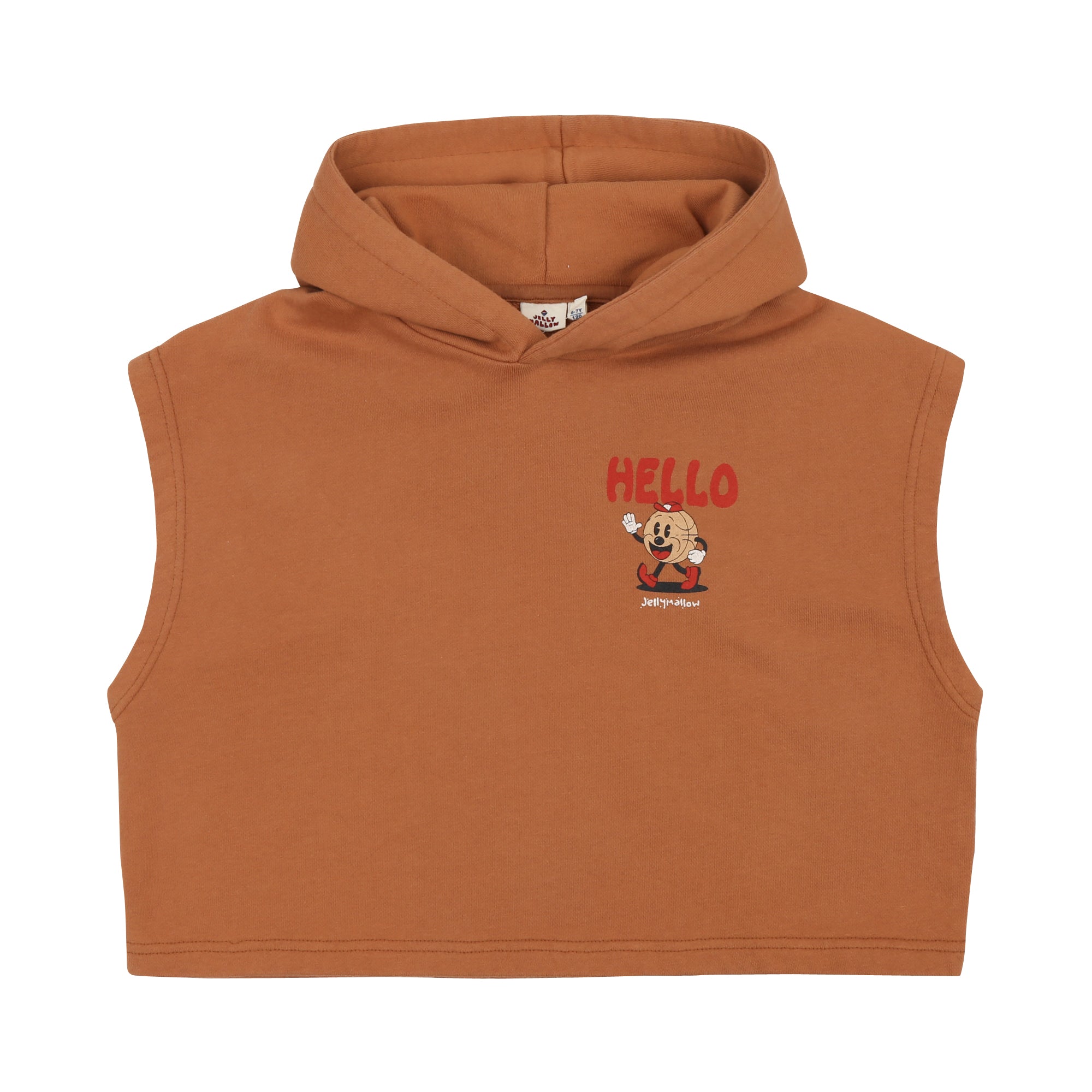 Boys & Girls Brown Hooded Vest