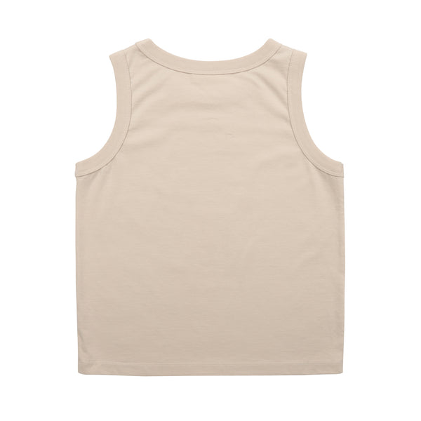 Boys & Girls White Cotton Vest