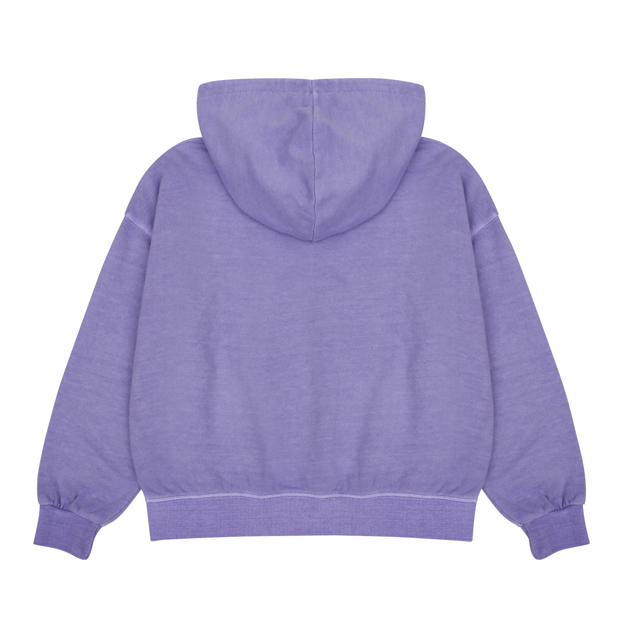 Boys & Girls Purple Hooded Cotton Sweatshirt