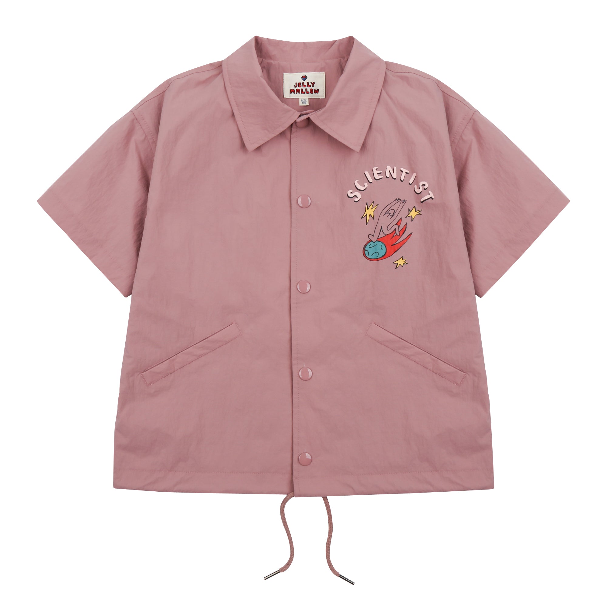 Boys & Girls Pink Short Sleeves Jacket