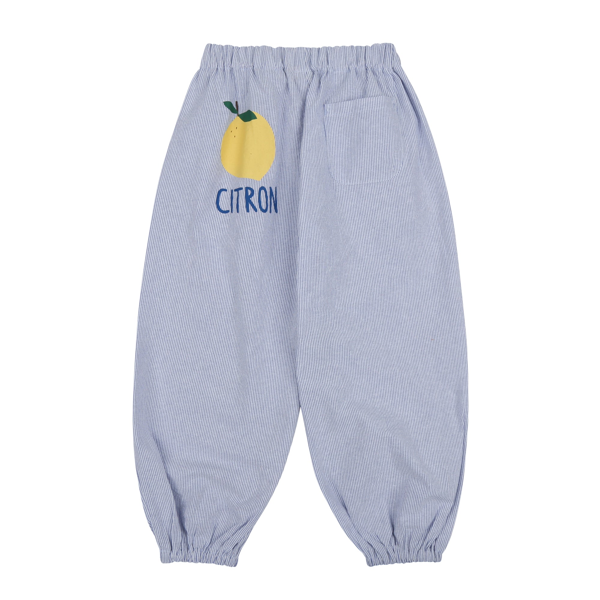 Boys & Girls Blue Stripes Cotton Trousers