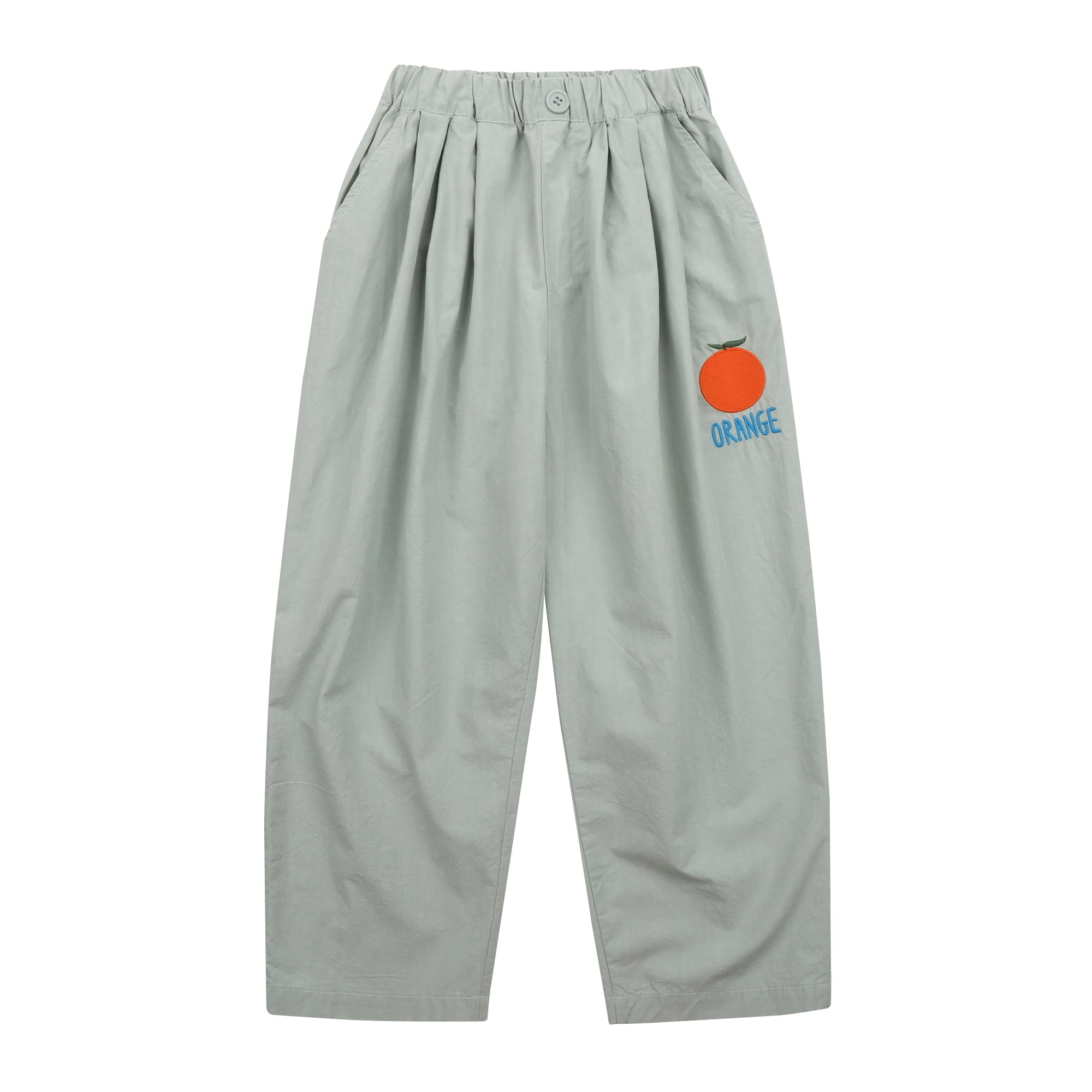 Boys & Girls Mint Cotton Trousers
