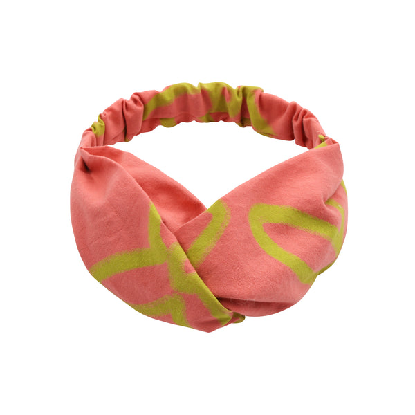 Girls Pink Flower Headband