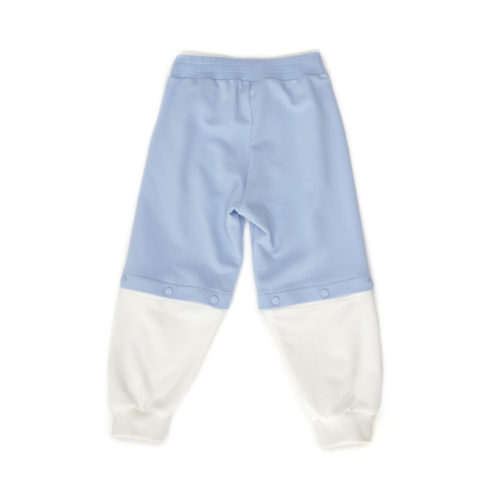 Boys & Girls Blue Logo Cotton Trousers