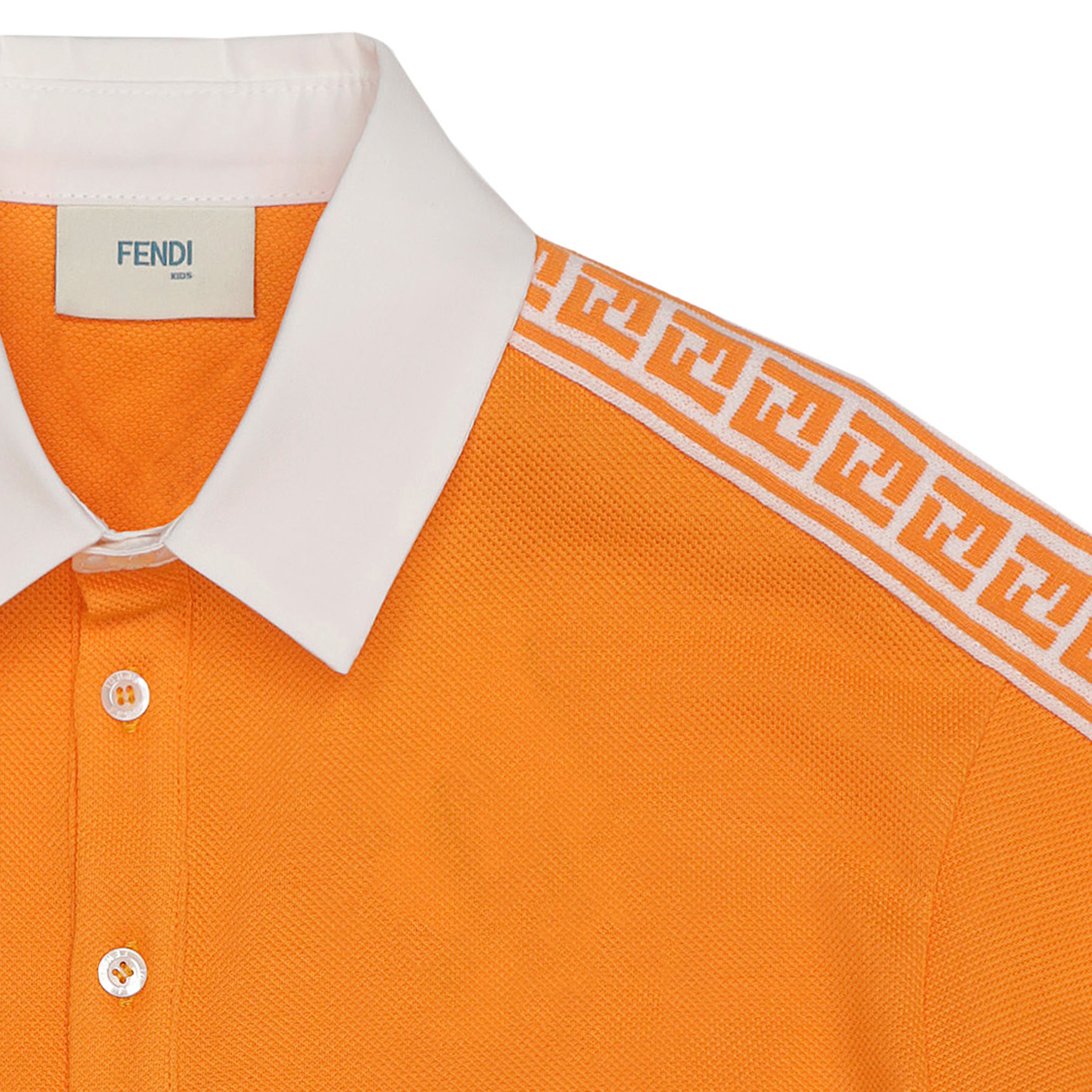 Boys Orange Polo Shirt