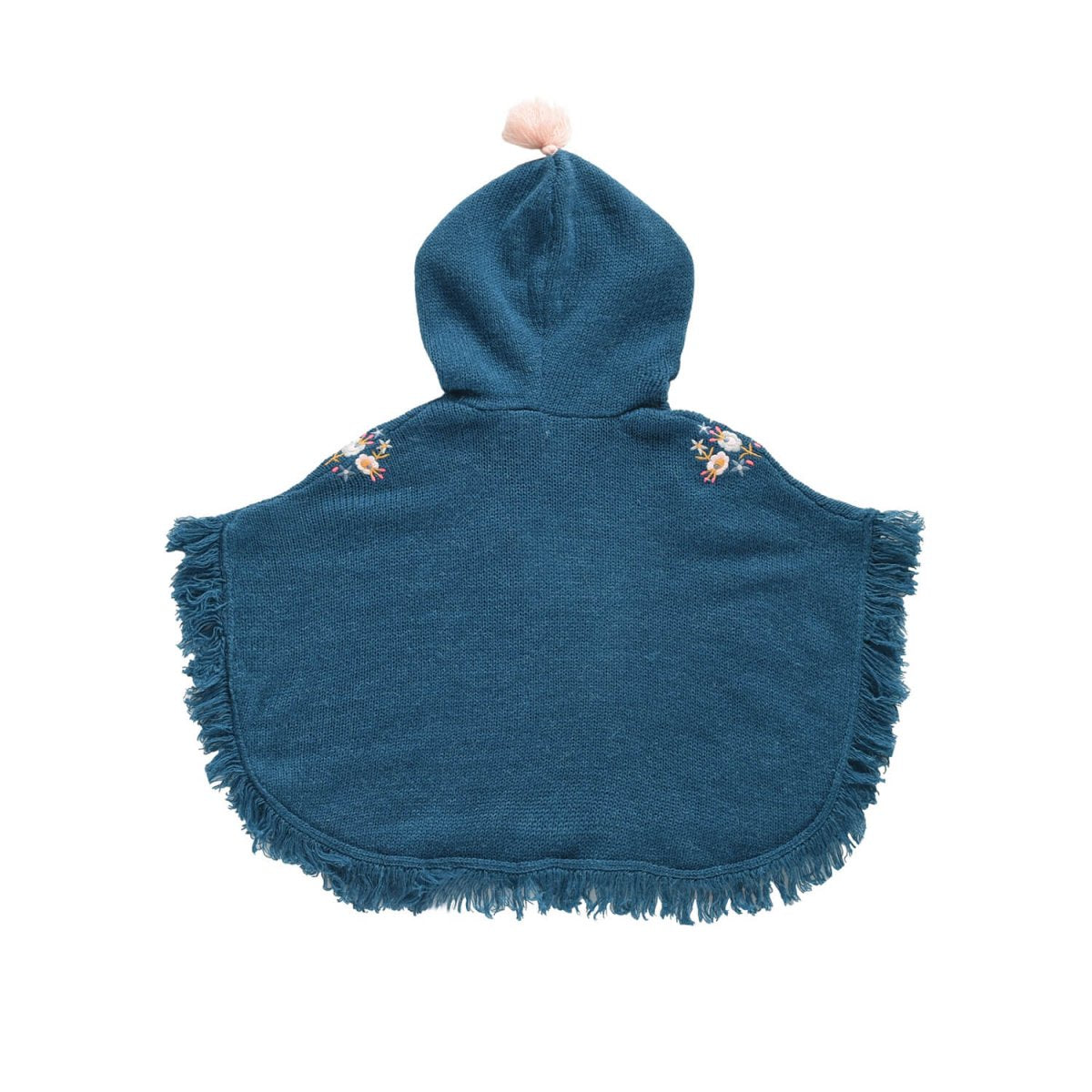 Girls Green Blue Acrylic Cape