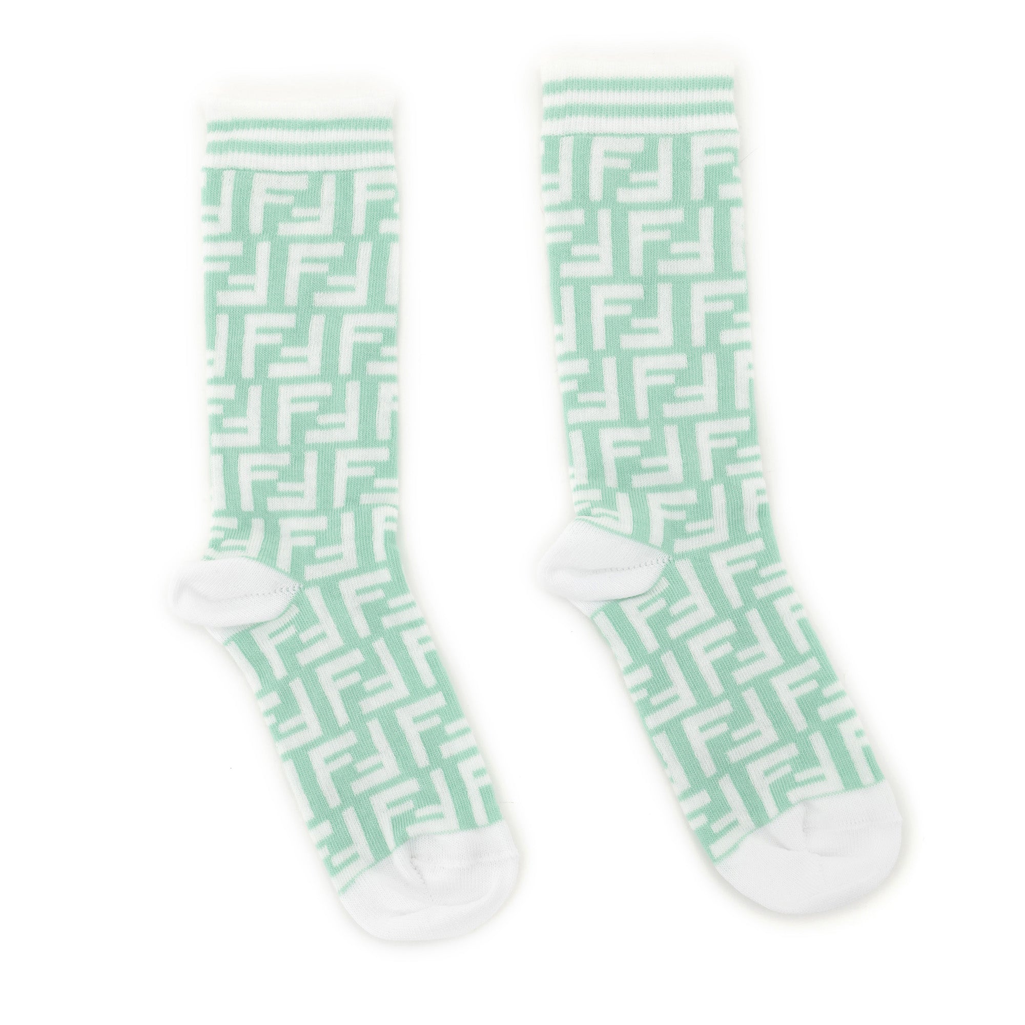 Boys & Girls Mint Logo Cotton Socks
