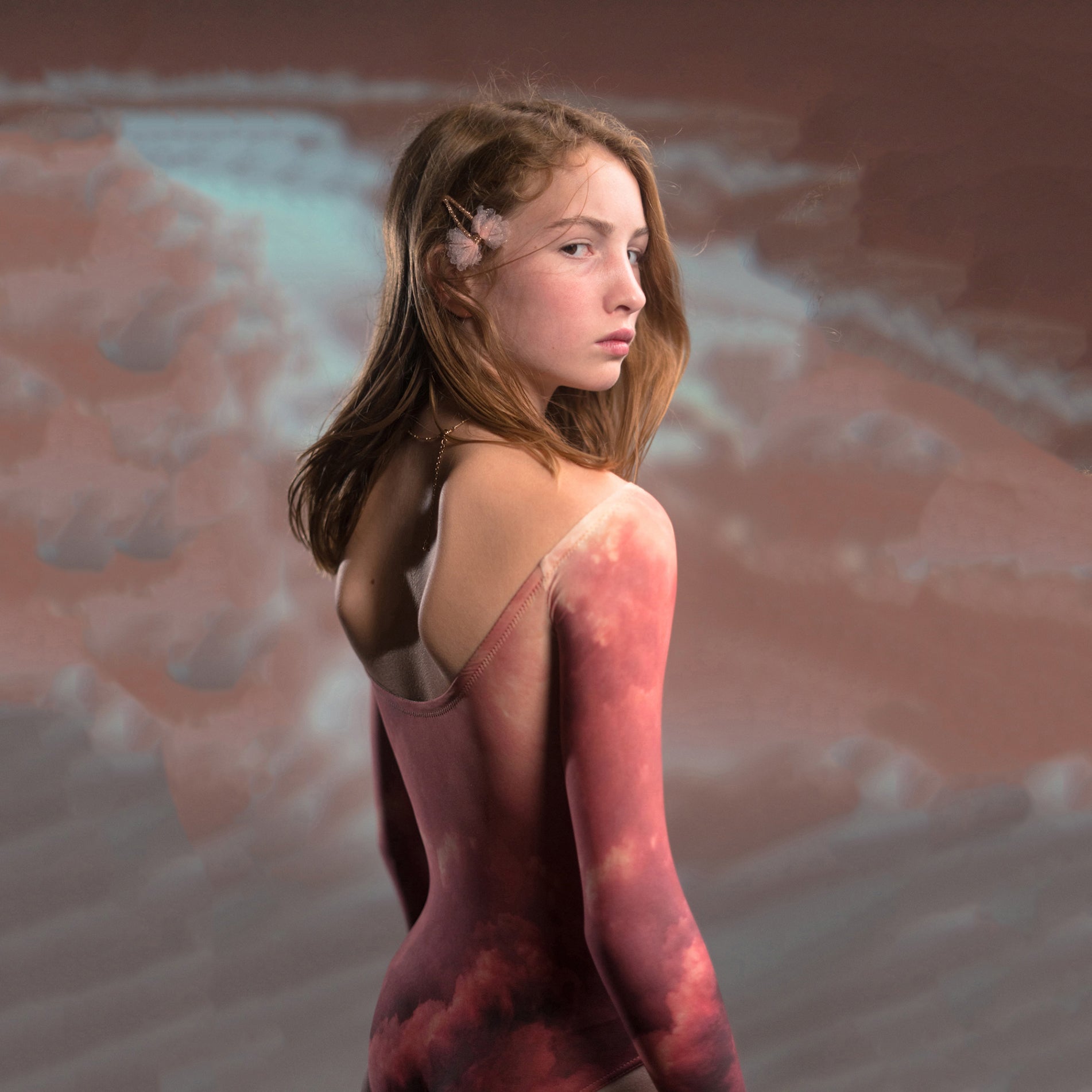 Girls Pink Ballet Onesies