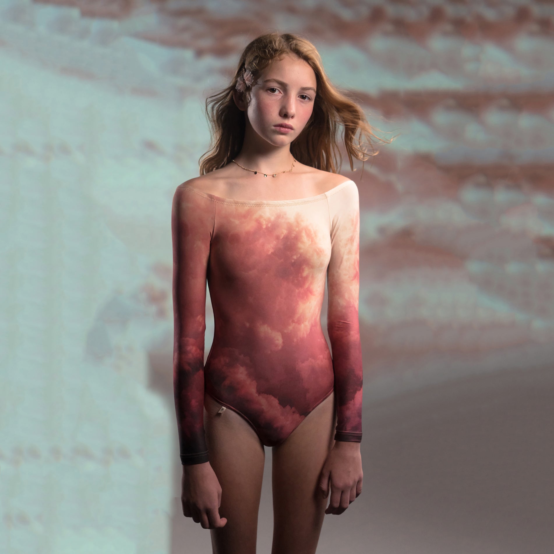 Girls Pink Ballet Onesies