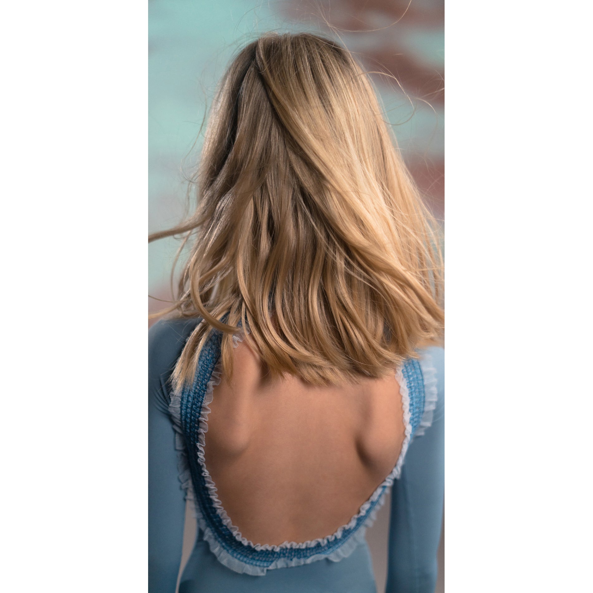 Girls Blue Ballet Onesies