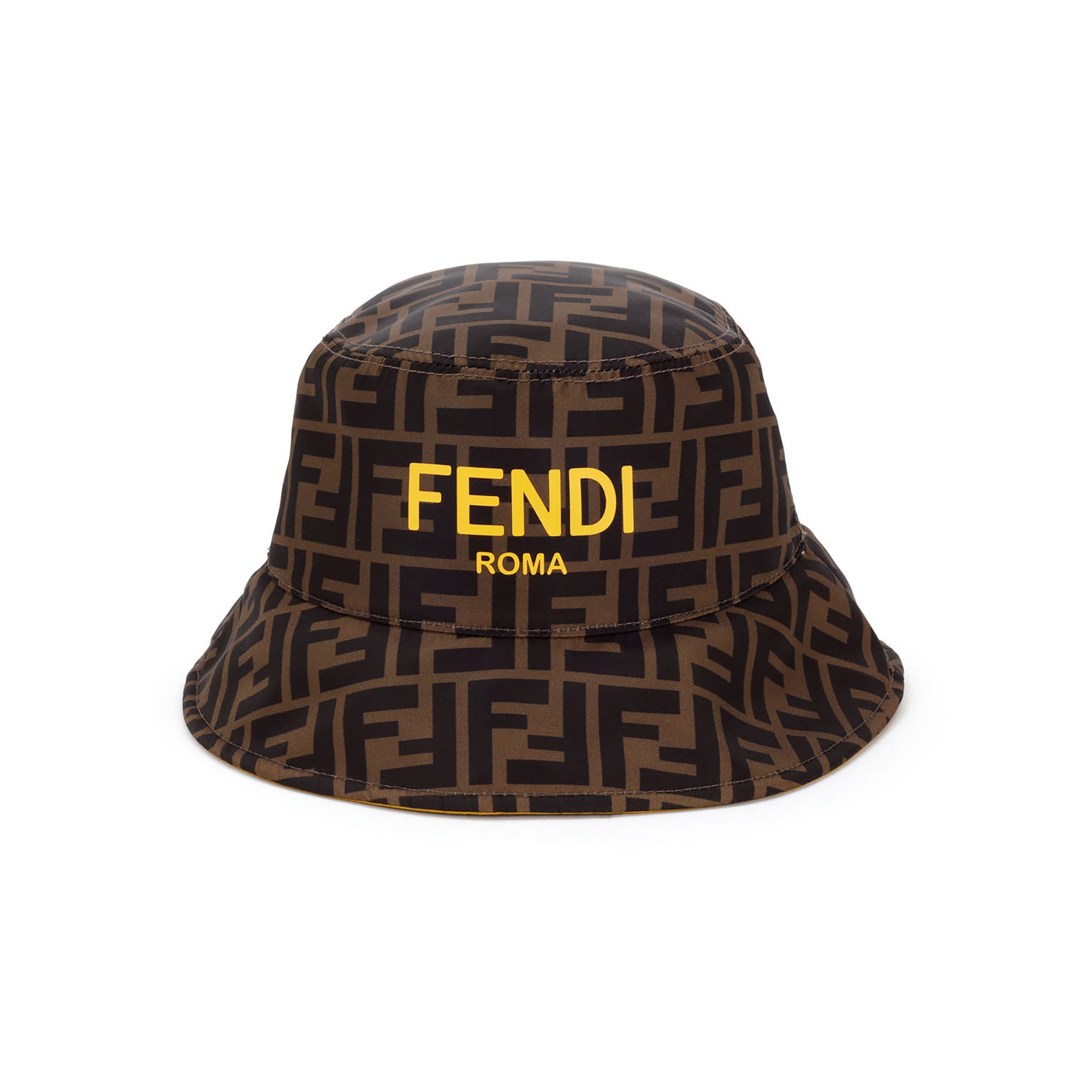 Boys & Girls Brown Logo Reversible Hat