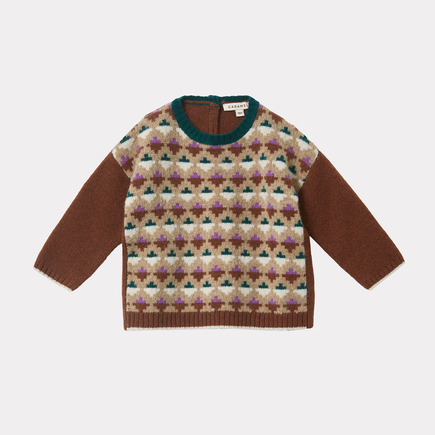 Baby Boys & Girls Camel Wool Sweater