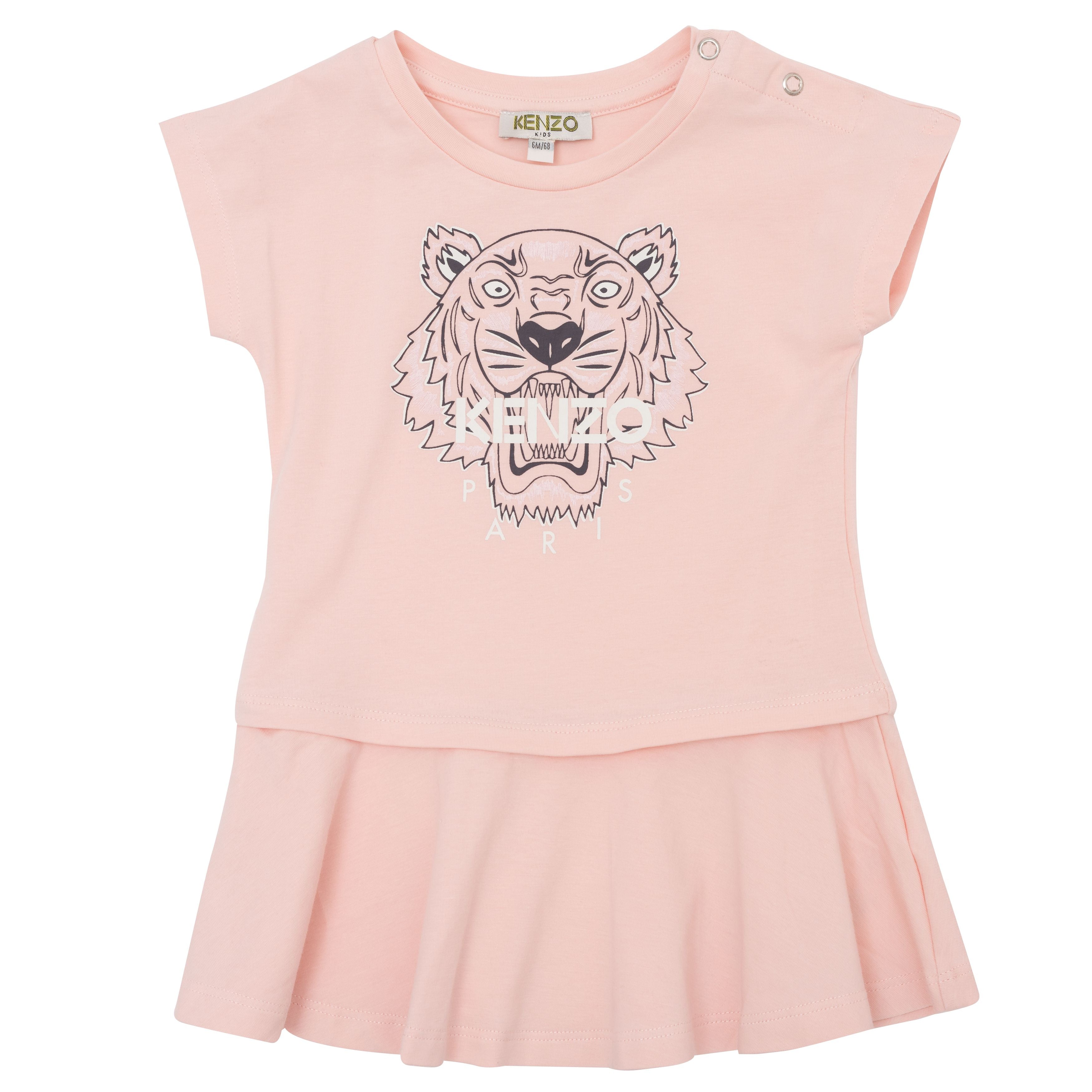 Baby Girls Pink Cotton Dress