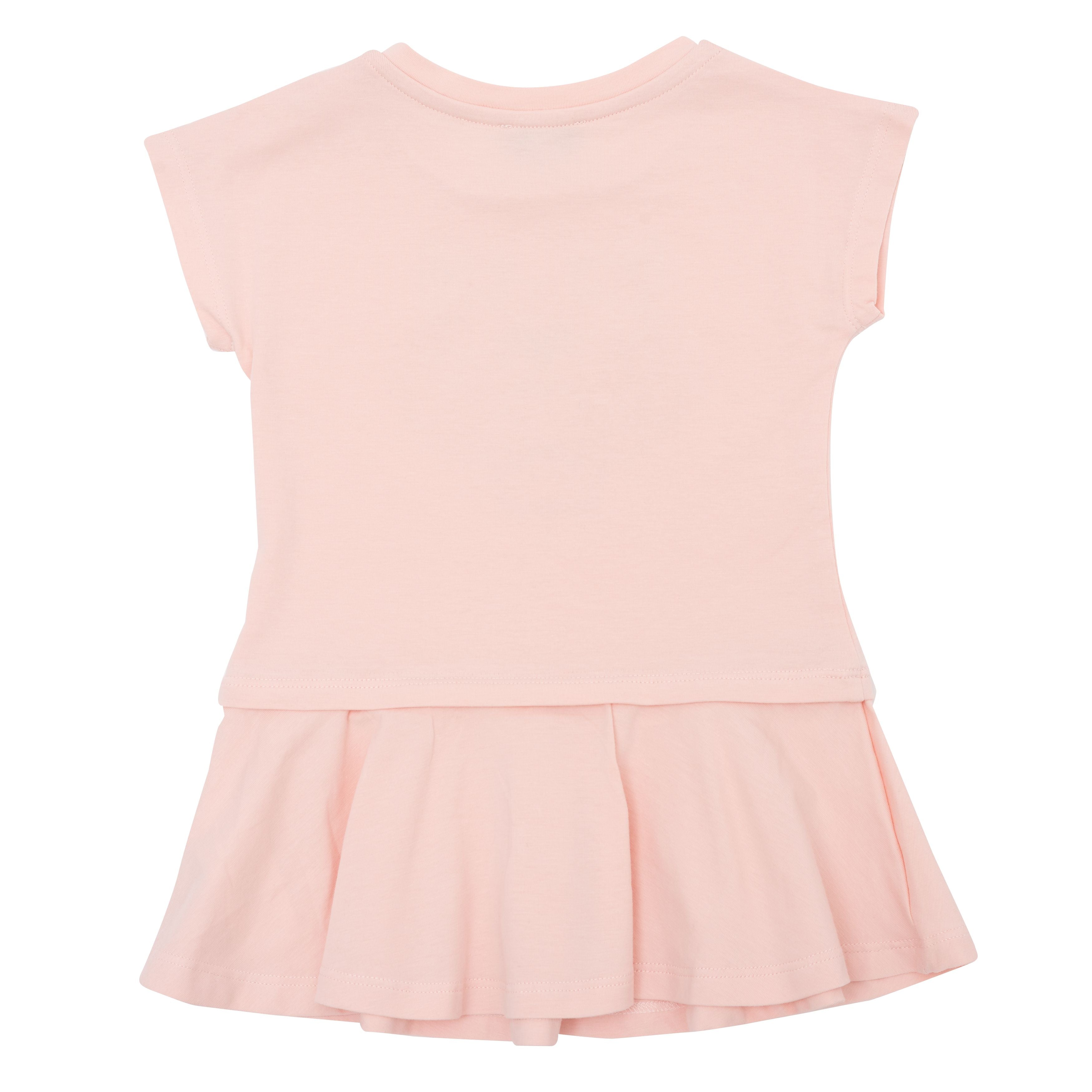 Baby Girls Pink Cotton Dress