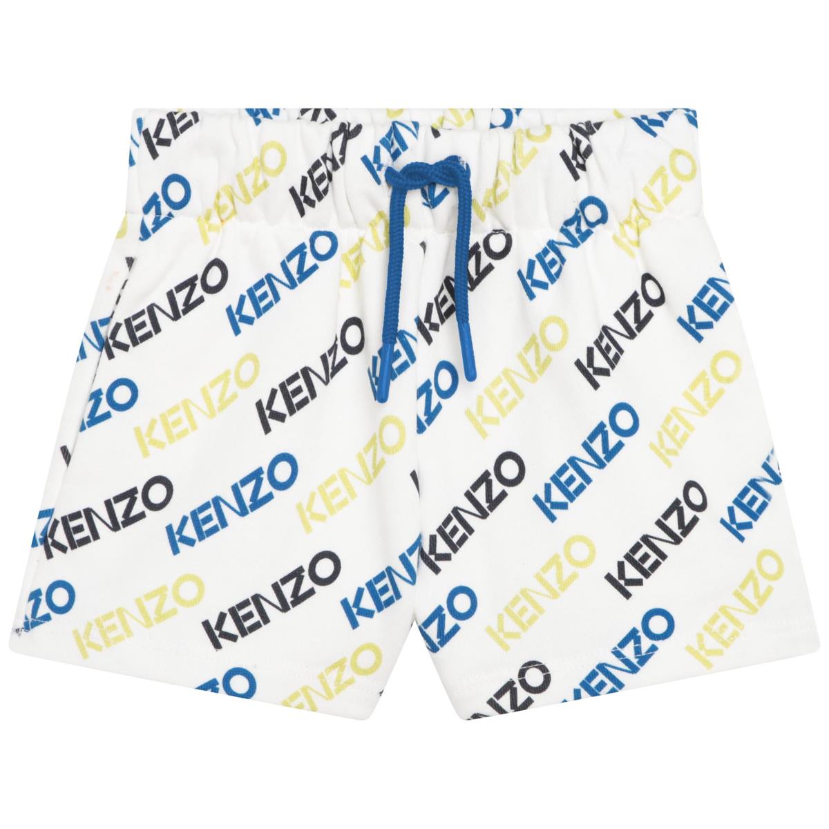 Baby Boys White Logo Shorts