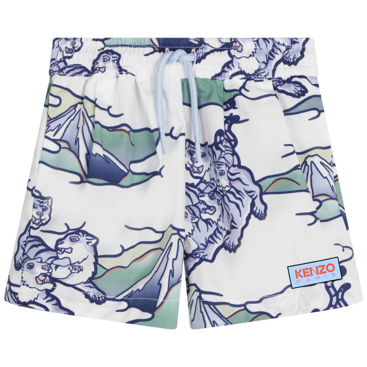 Baby Boys White Shorts