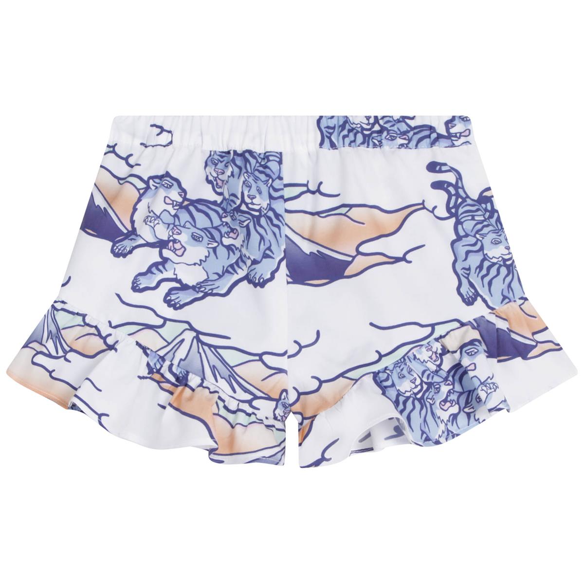 Baby Girls White Shorts