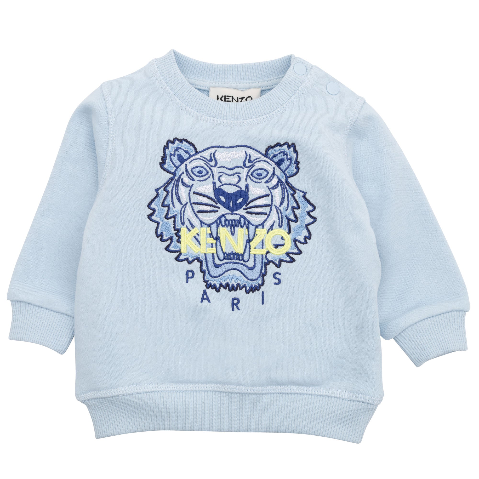 Baby Boys Blue Tiger Sweatshirt