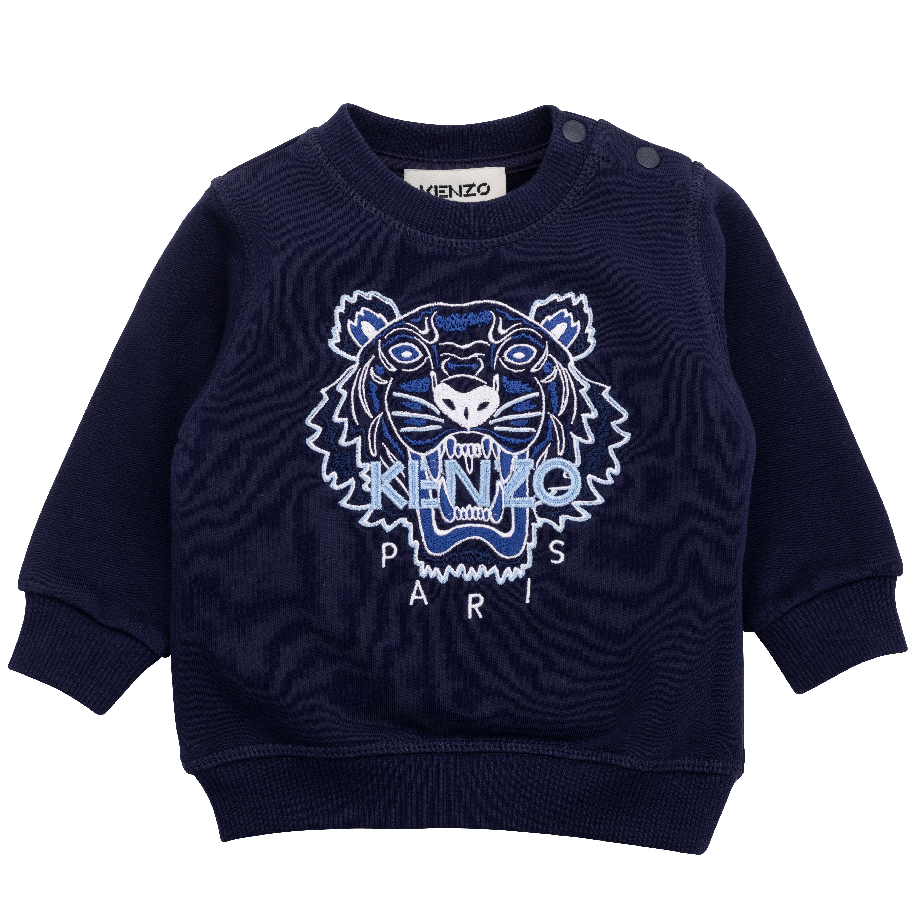 Baby Boys Navy Tiger Sweatshirt