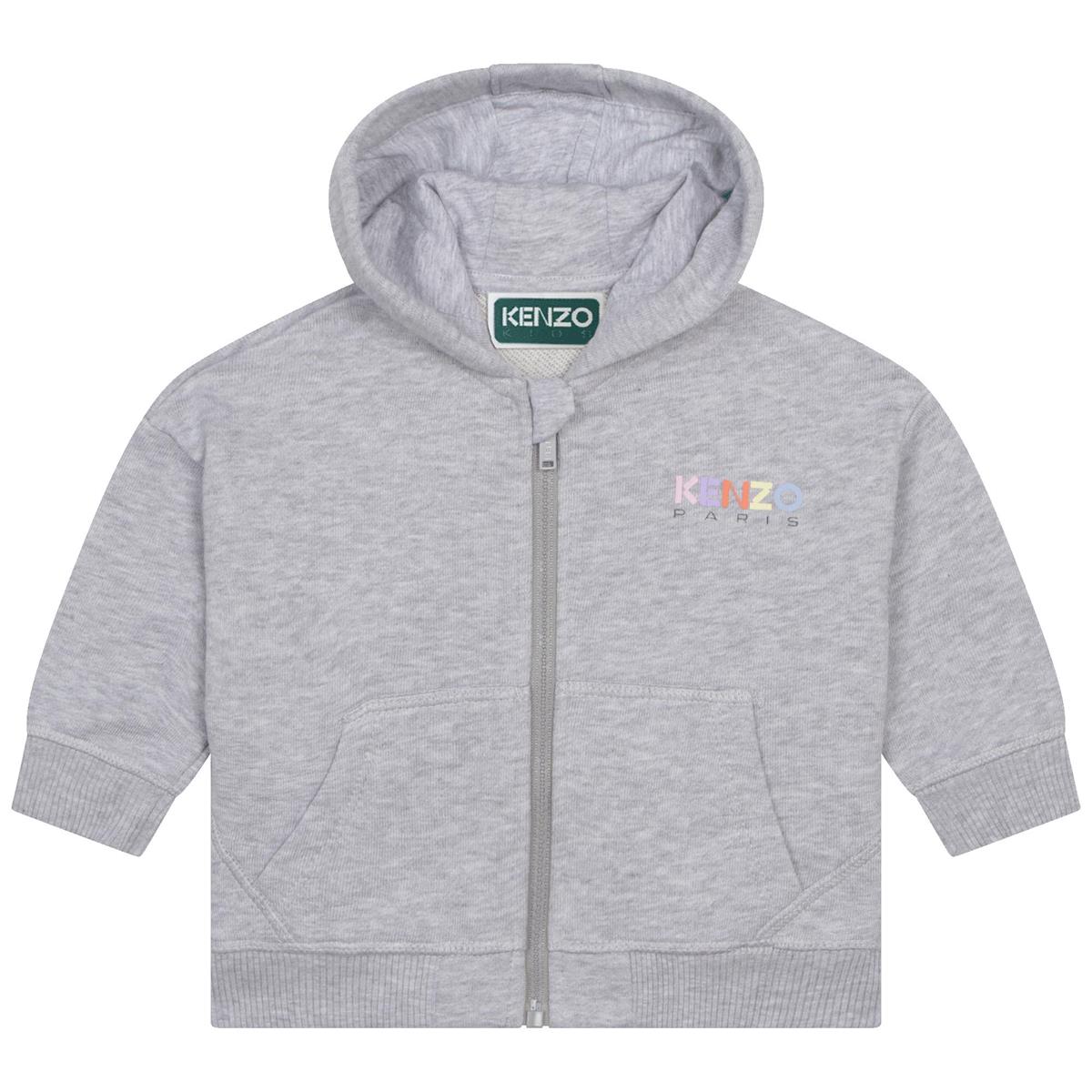 Baby Boys Grey Zip-Up Top