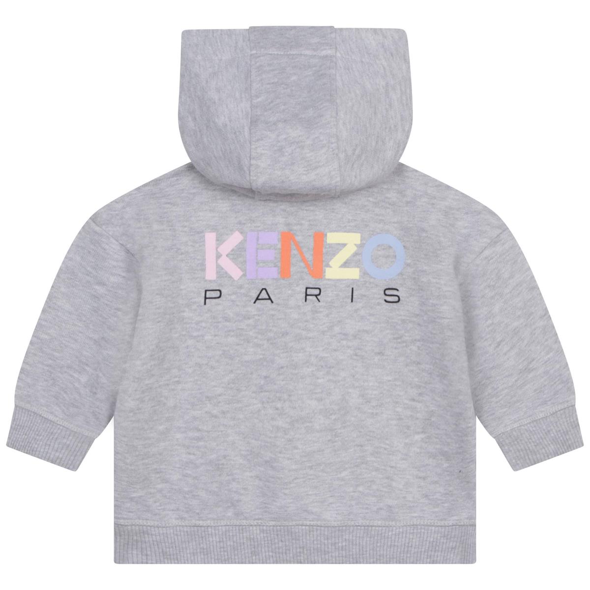 Baby Boys Grey Zip-Up Top