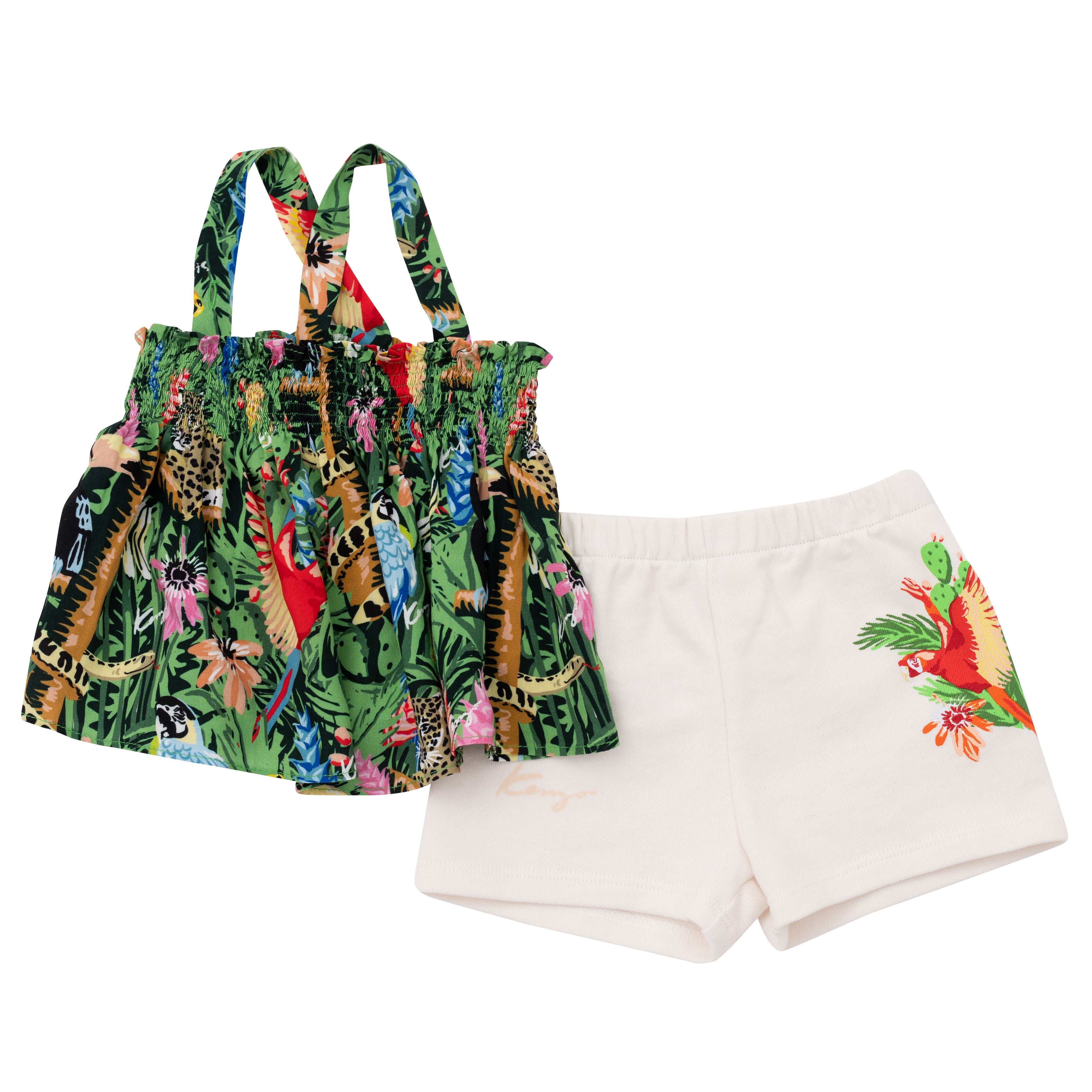 Baby Boys & Girls Green Printing Set