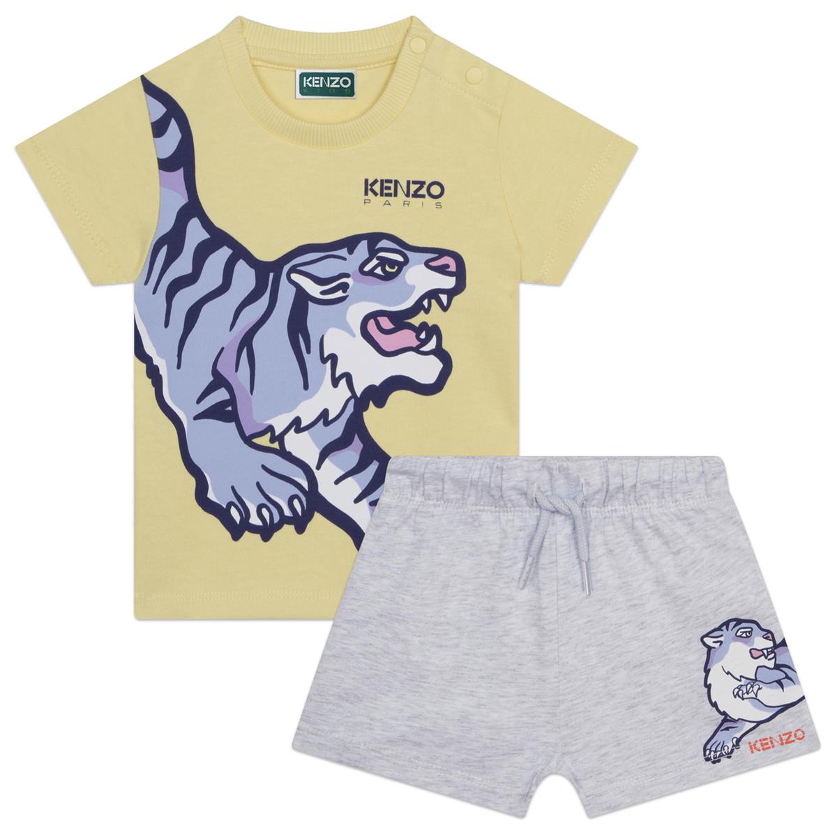 Baby Boys Yellow Printed Set