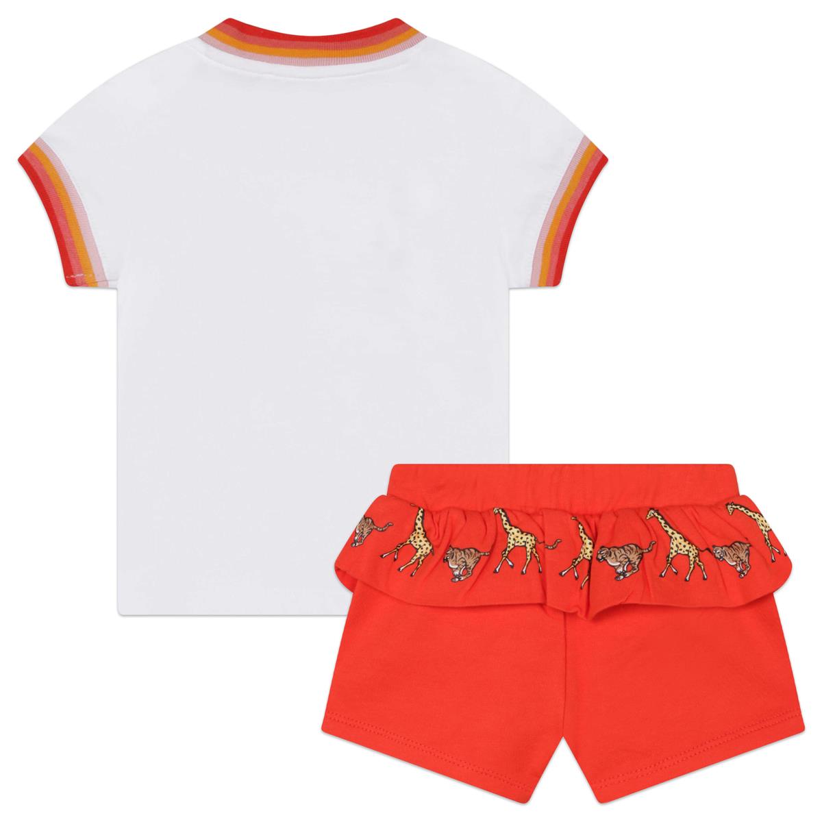 Baby Girls White Logo Set
