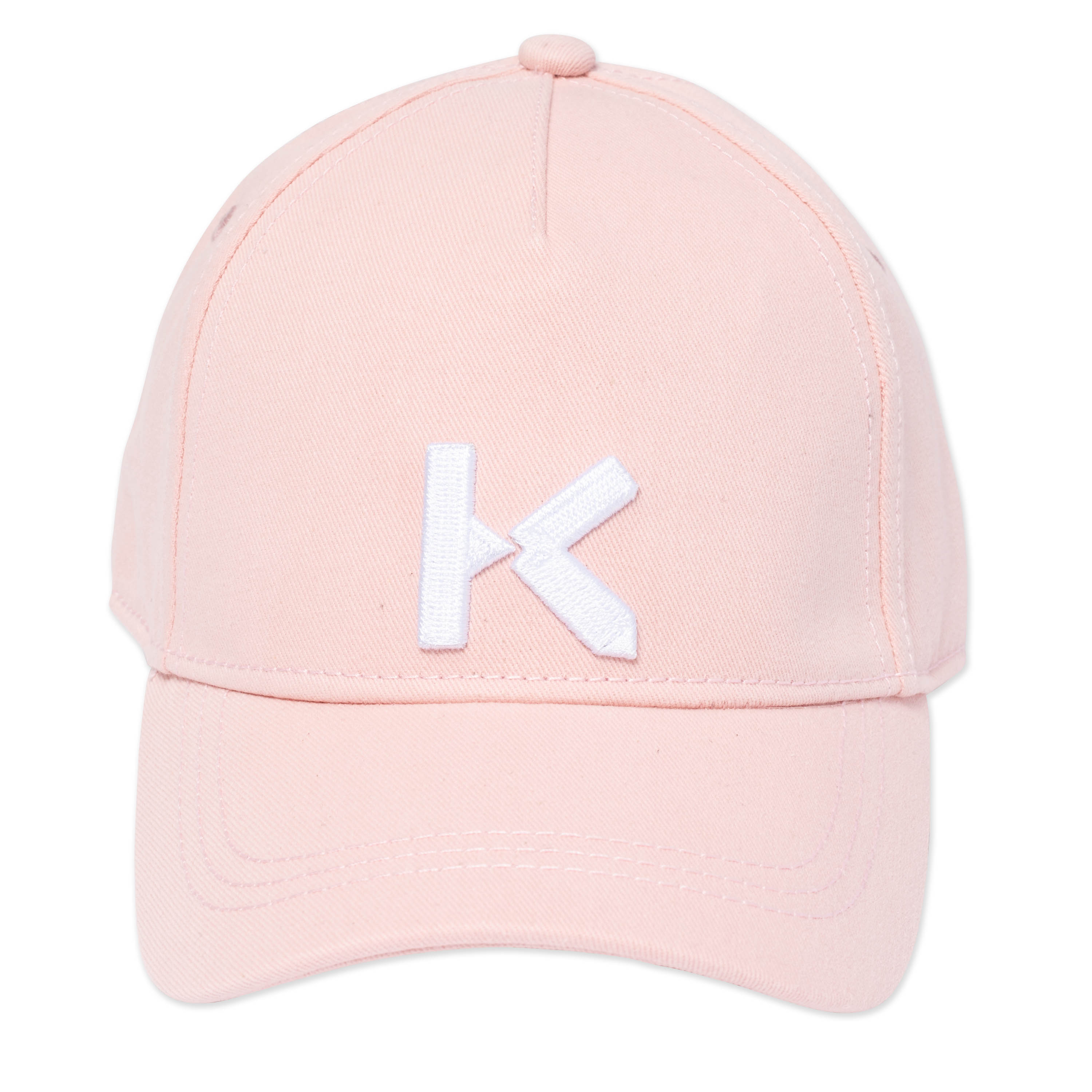 Girls Pink Logo Cotton Cap