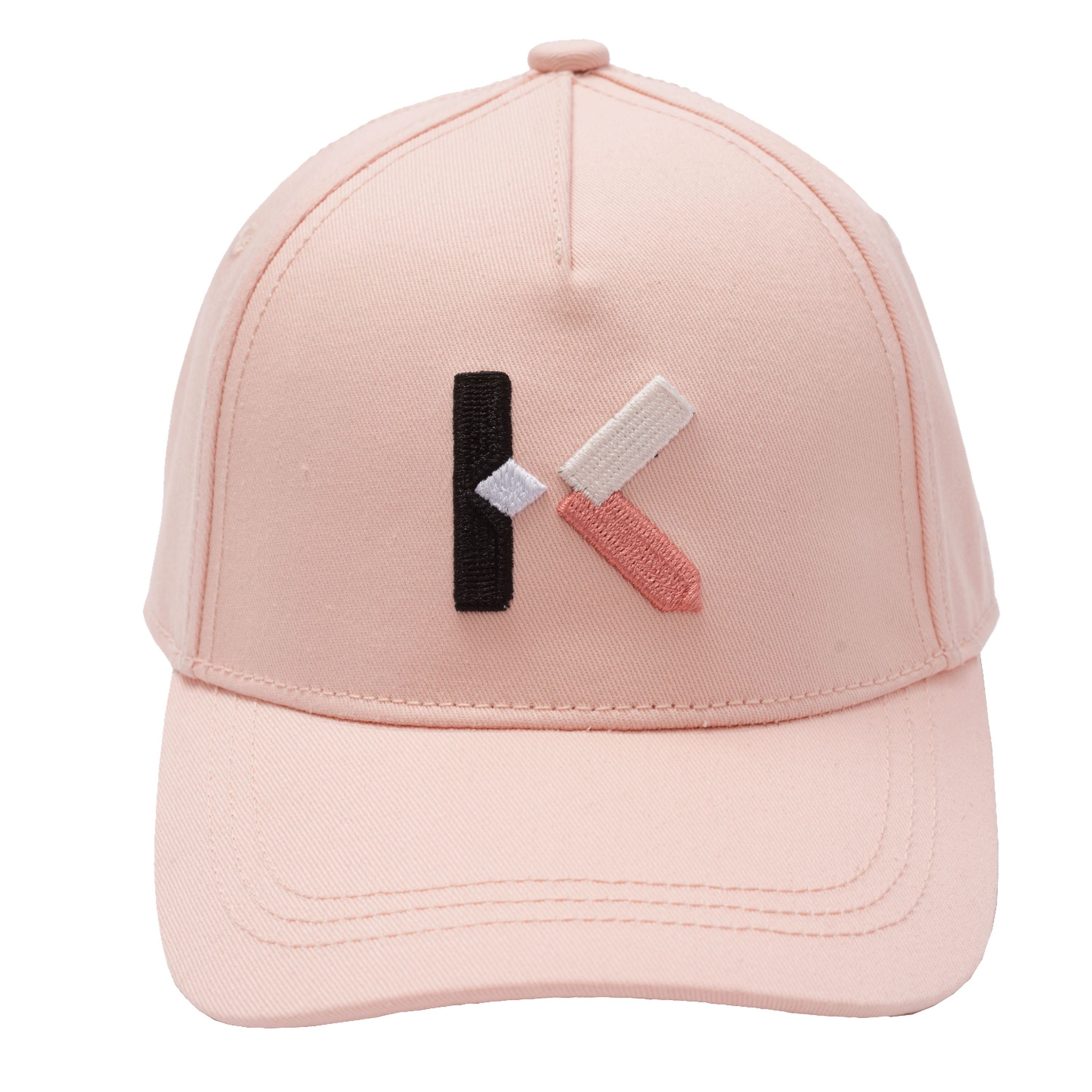 Girls Pink Logo Cotton Cap