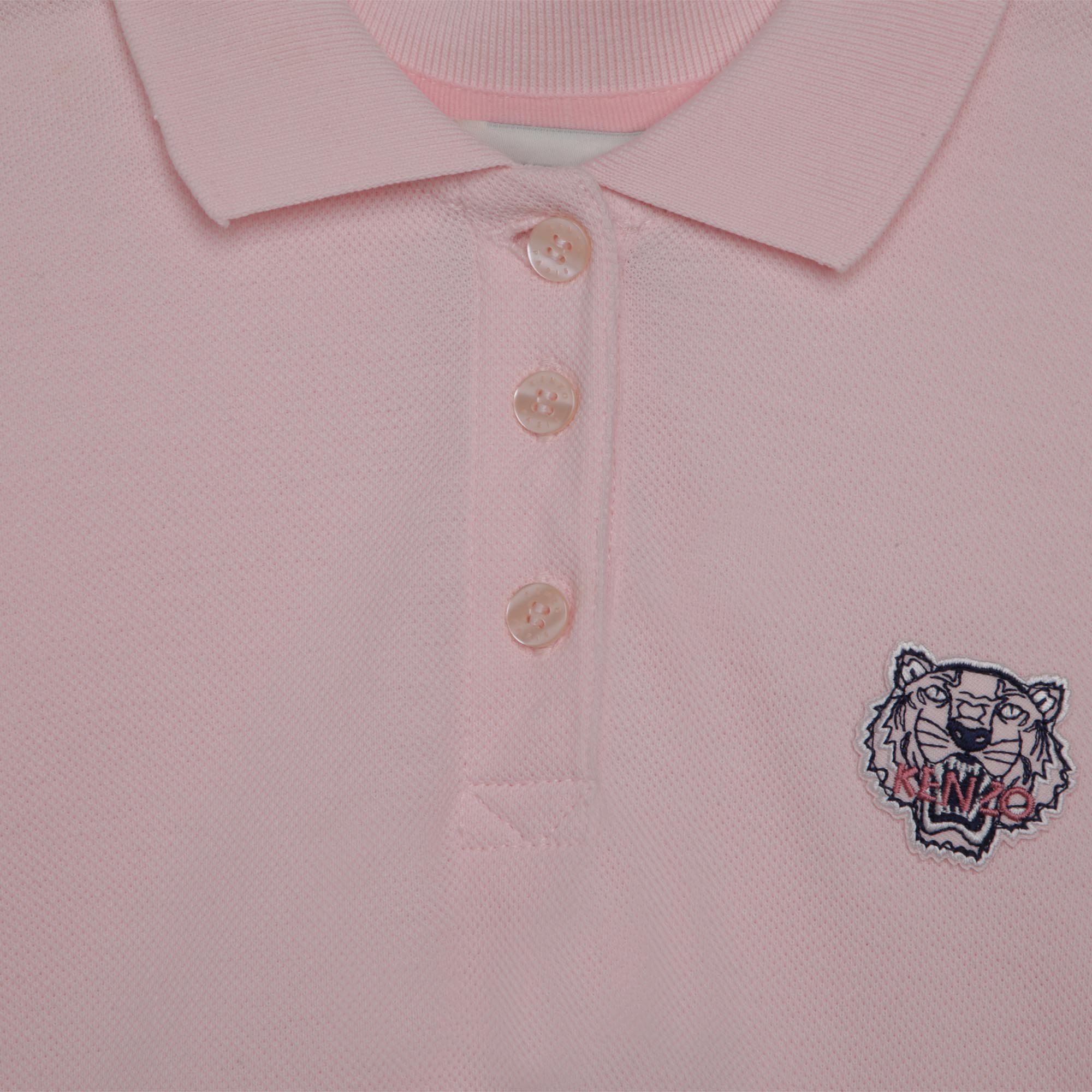 Girls Pink Cotton Dress