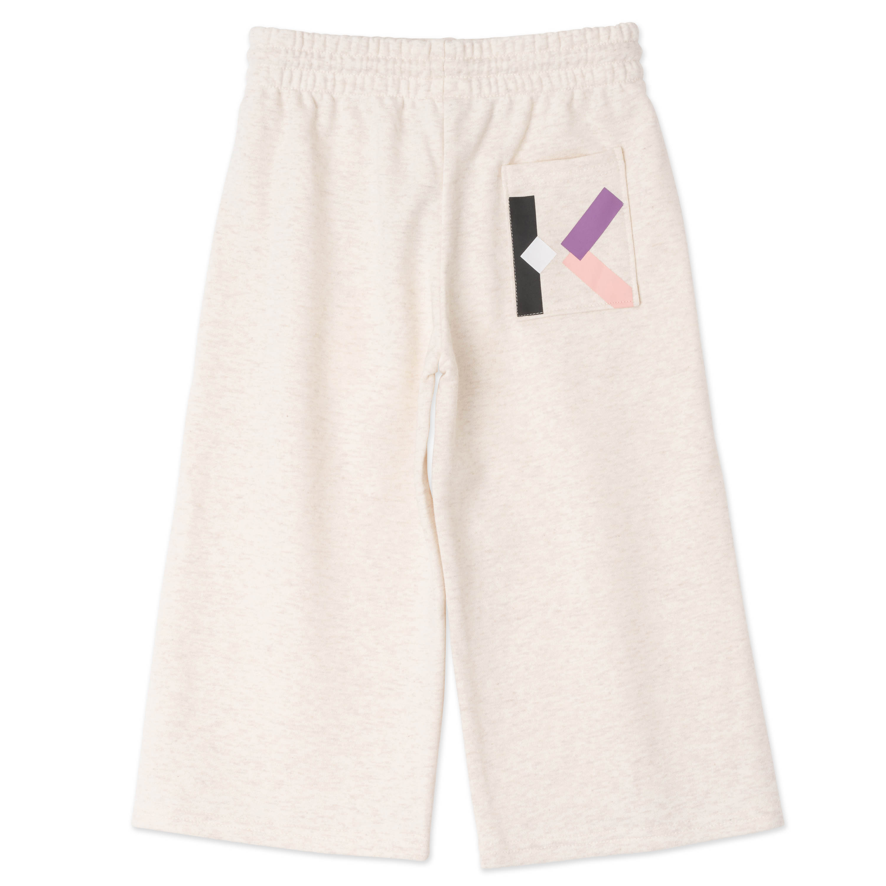 Girls Beige Cotton Trousers