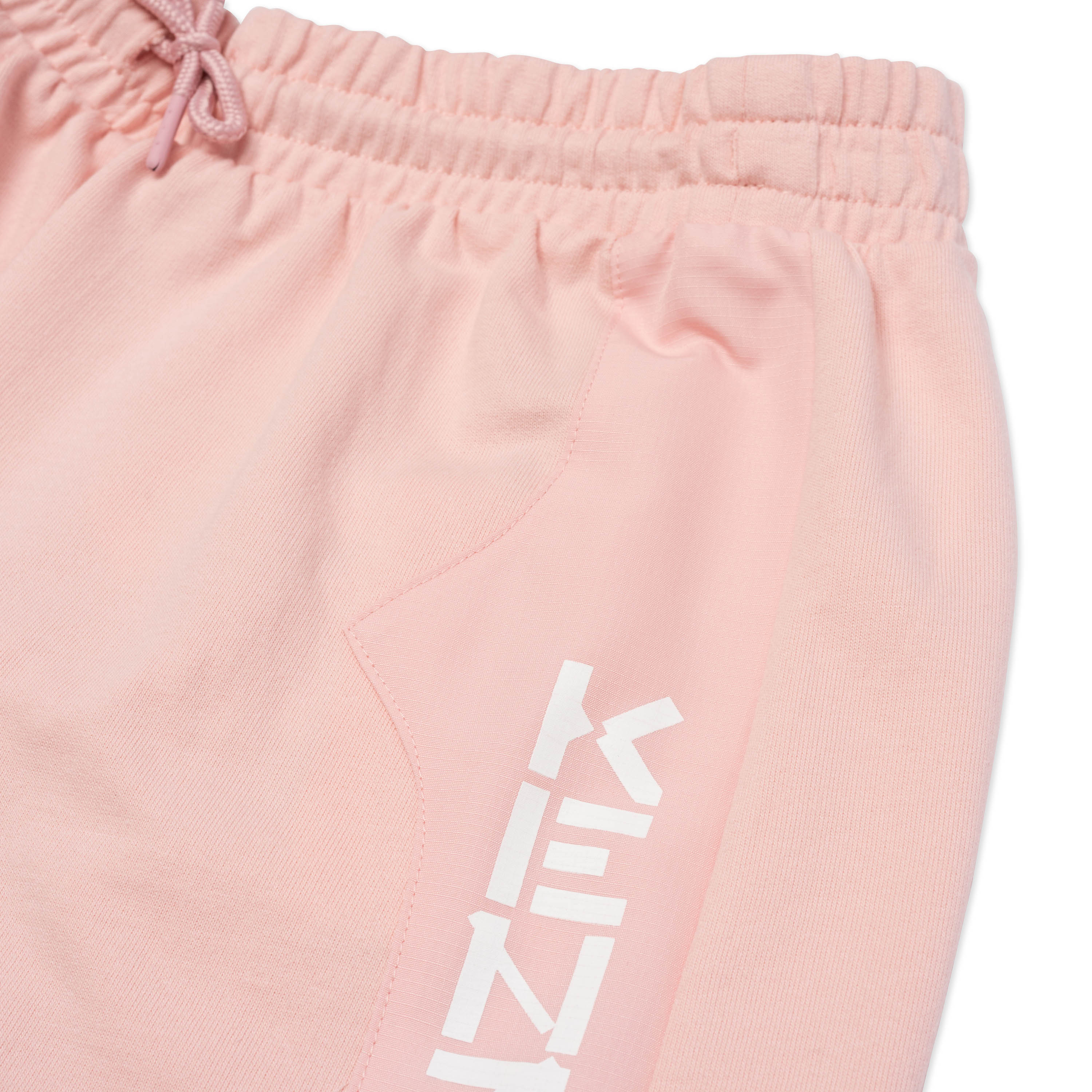 Girls Pink Logo Cotton Shorts