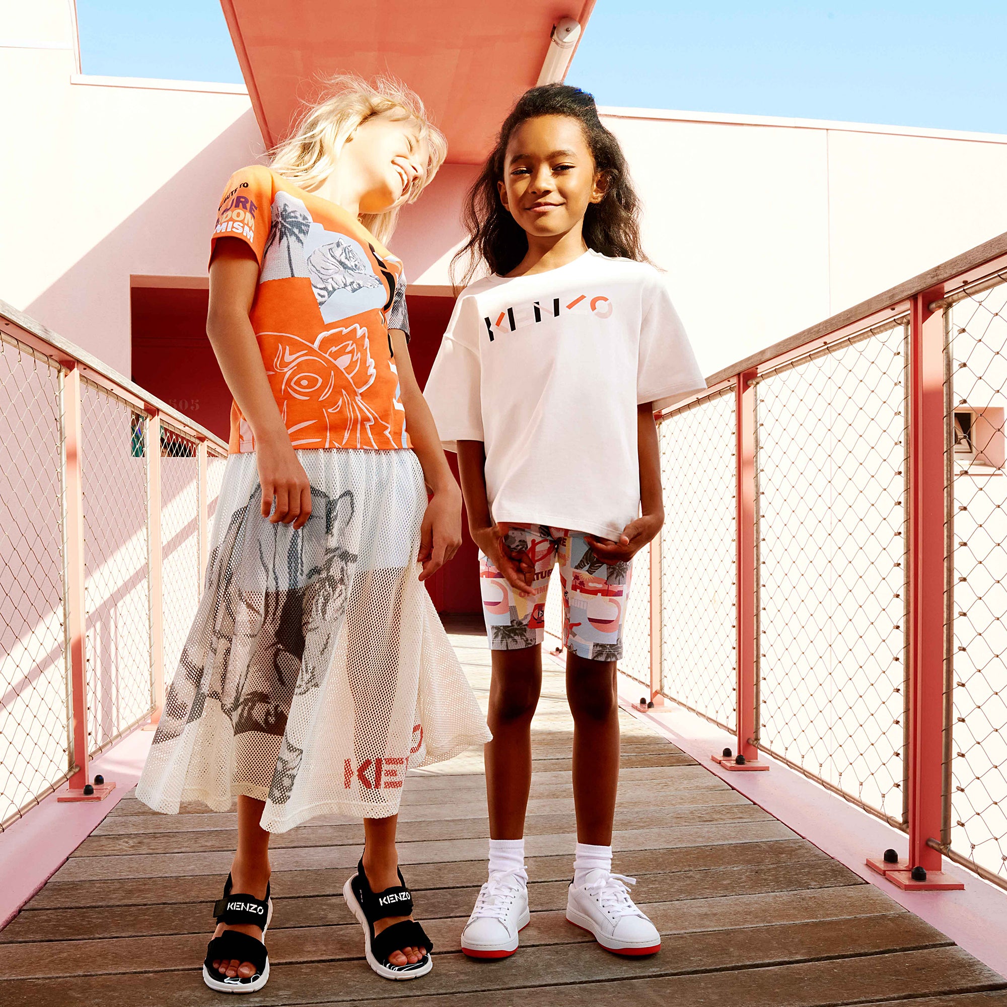 Girls Multicolor Short Leggings