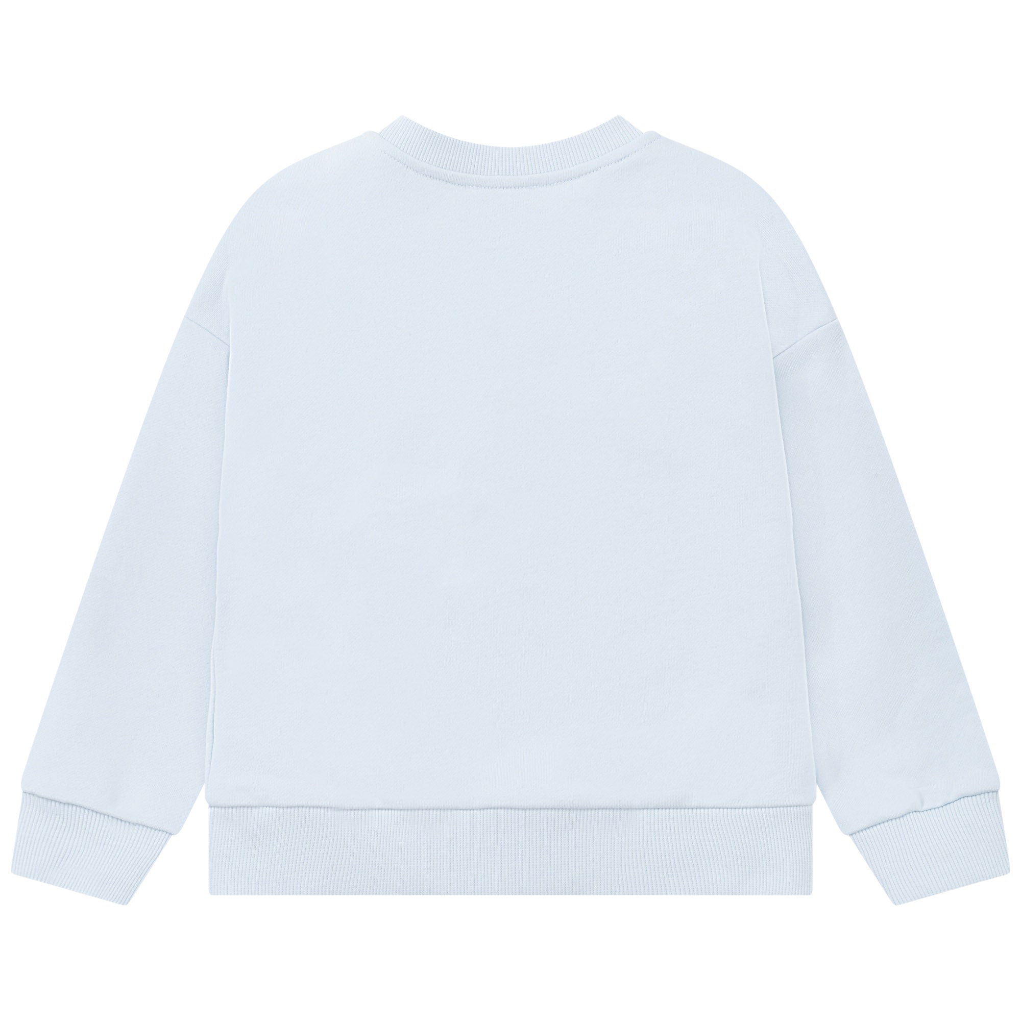 Girls Blue Embroidered Logo Sweatshirt