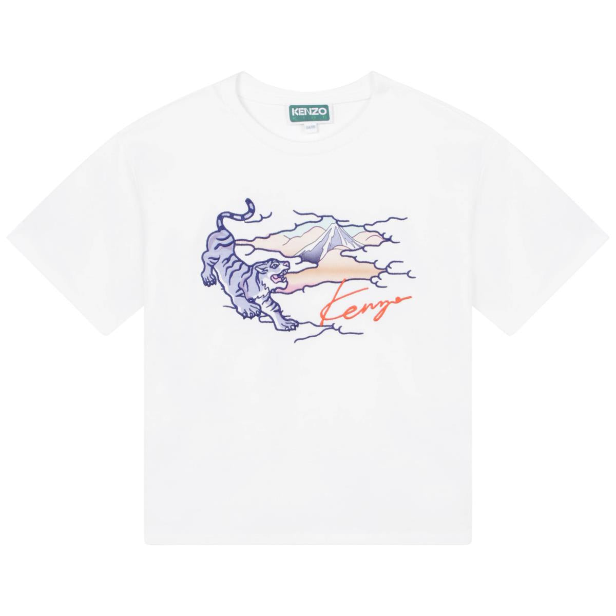 Boys & Girls White Logo T-Shirt