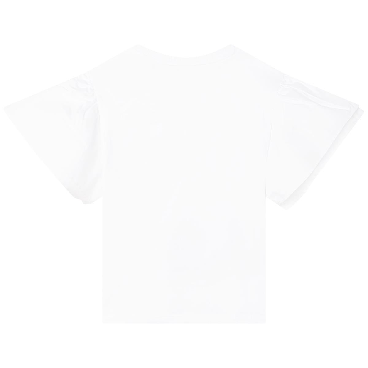 Boys & Girls White Logo T-Shirt