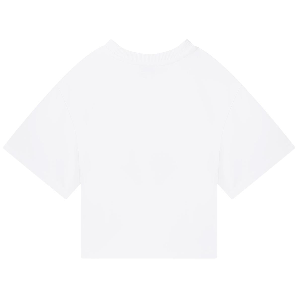 Boys & Girls White Logo T-Shirt